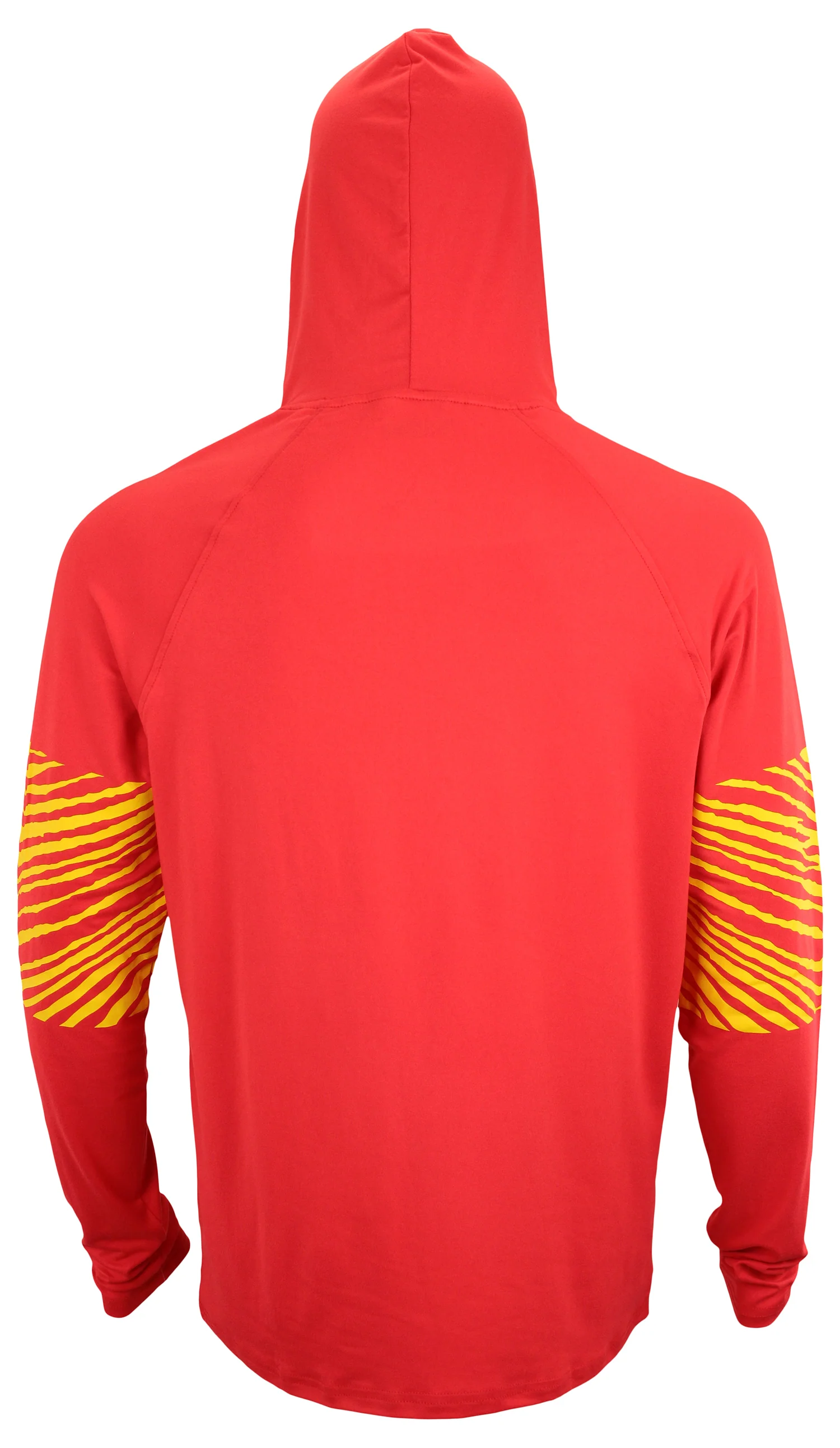 Zubaz NFL Men's Kansas City Chiefs Zebra Print Primary Logo Lightweight Hoodie - Image 2
