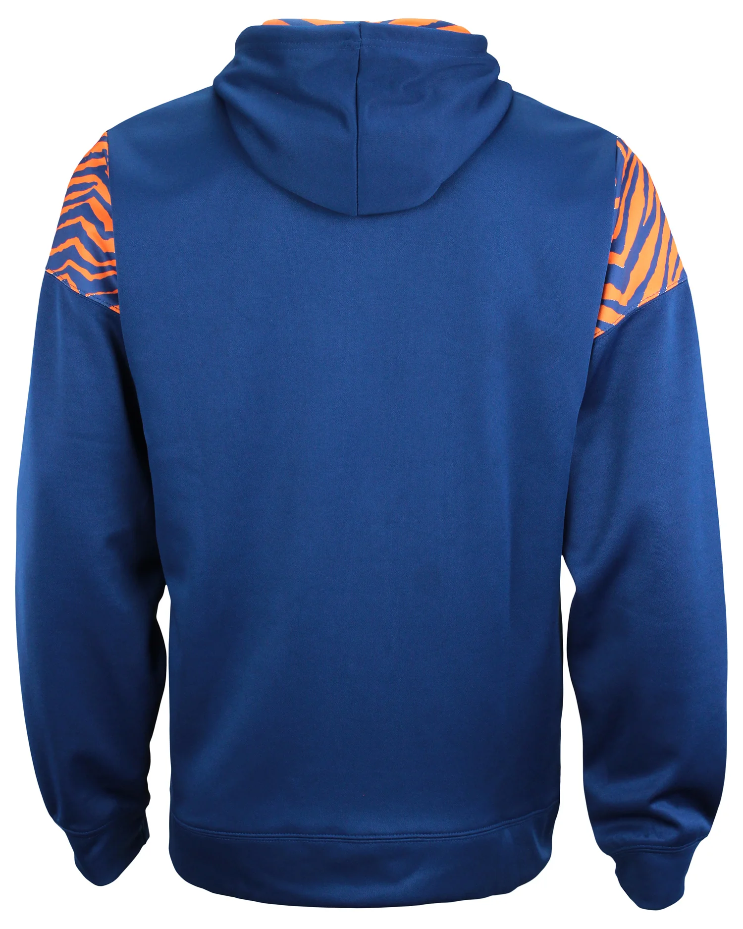 Zubaz NFL Men's Logo 2 Color Zebra Bands and Hood Liner Full Zip Hoodie, CHICAGO BEARS - Image 8