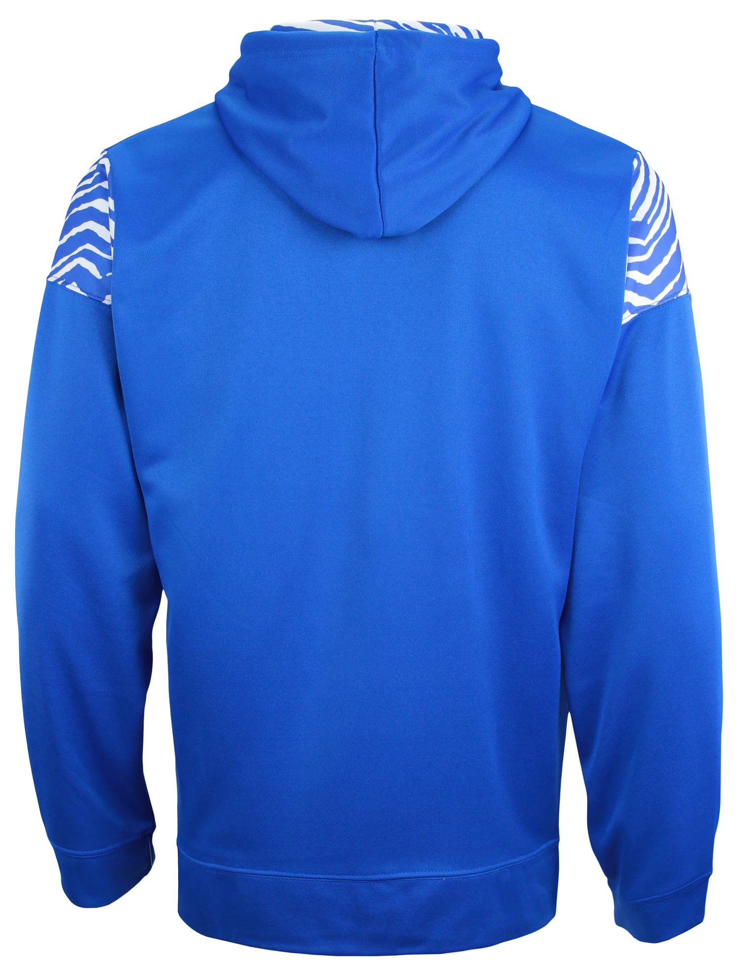 Zubaz NFL   Men's Logo 2 Color Zebra Bands and Hood Liner Full Zip Hoodie, INDIANAPOLIS COLTS - Image 8