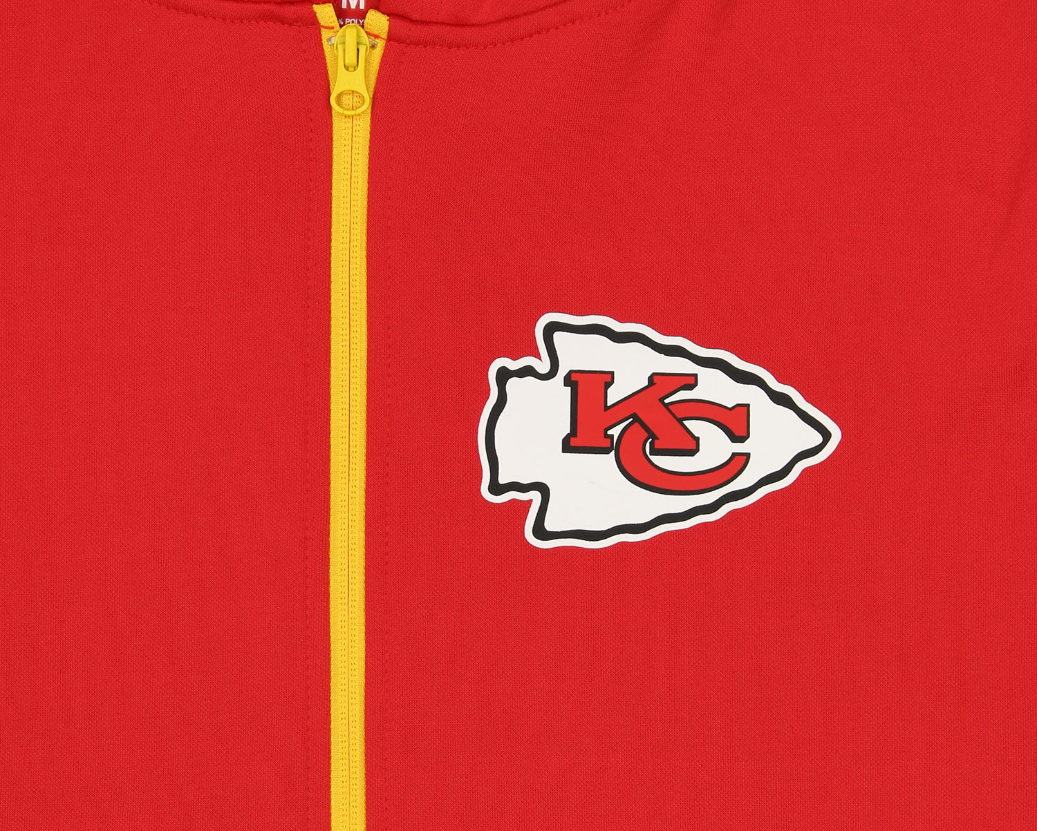 Zubaz NFL   Men's Logo 2 Color Zebra Bands and Hood Liner Full Zip Hoodie, KANSAS CITY CHIEFS - Image 12