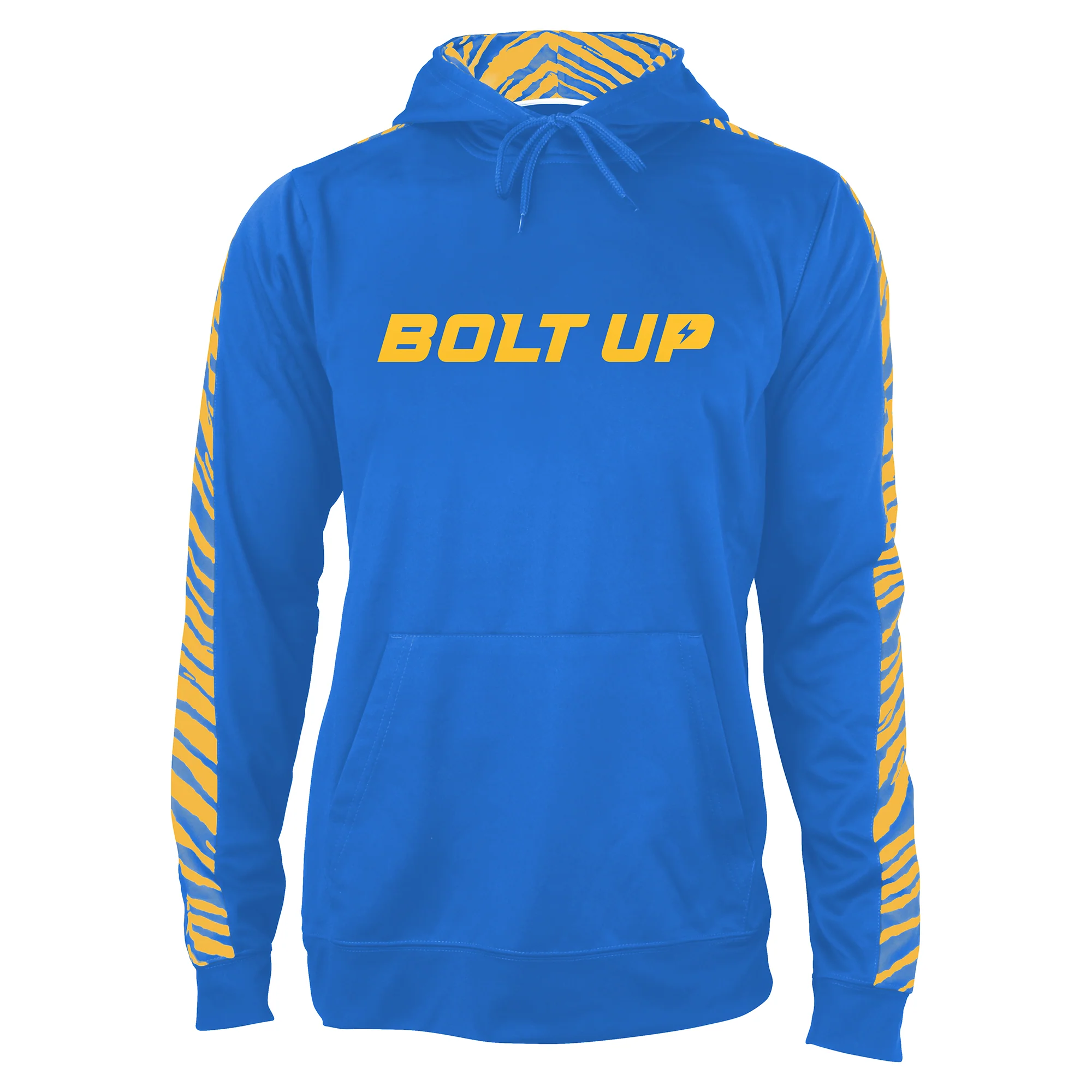 Zubaz NFL Men's Los Angeles Chargers Legends Zebra Detail Hoodie - Image 6