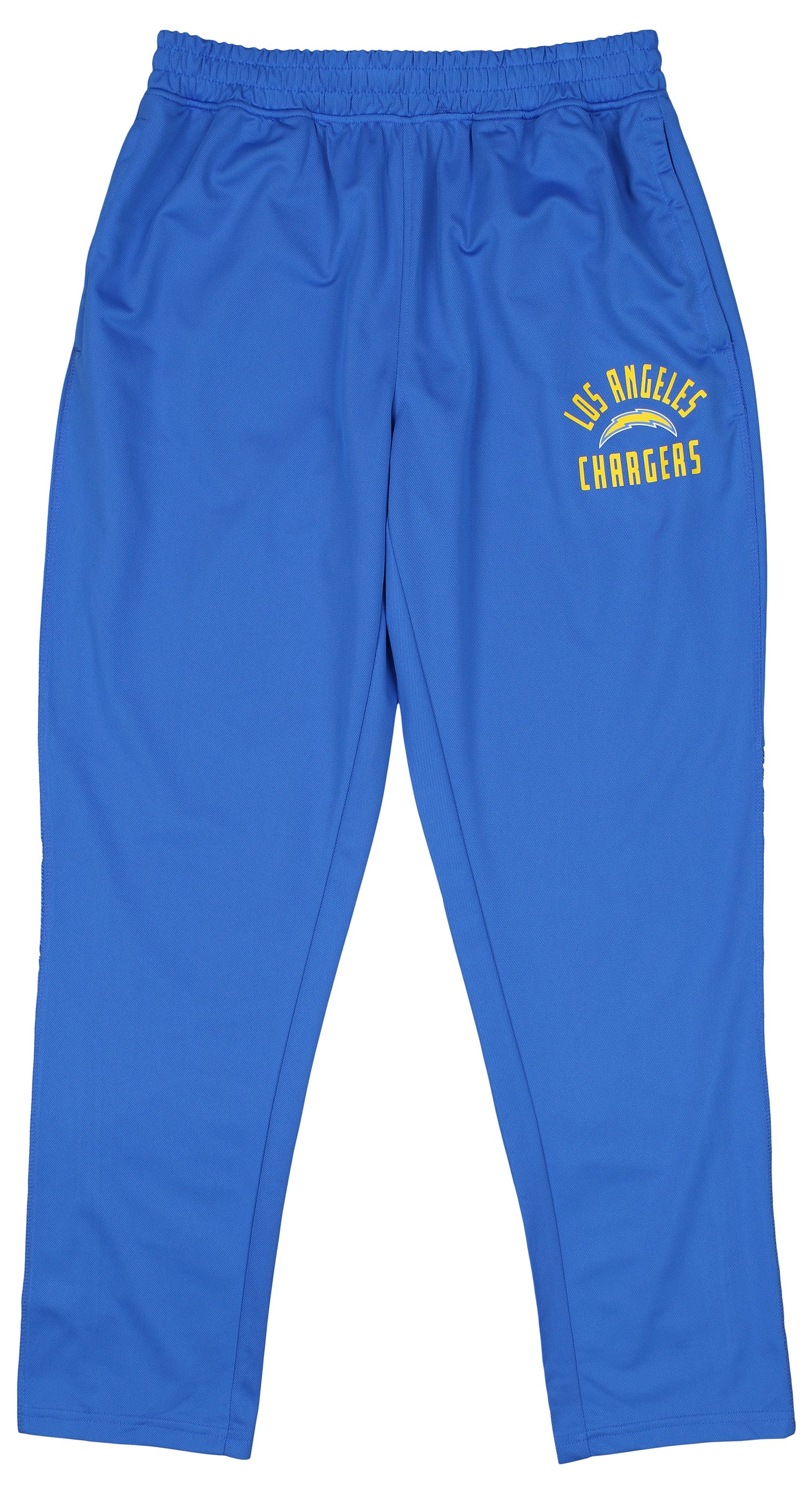 Zubaz NFL Men's Los Angeles Chargers Viper Accent Elevated Jacquard Track Pants - Image 2