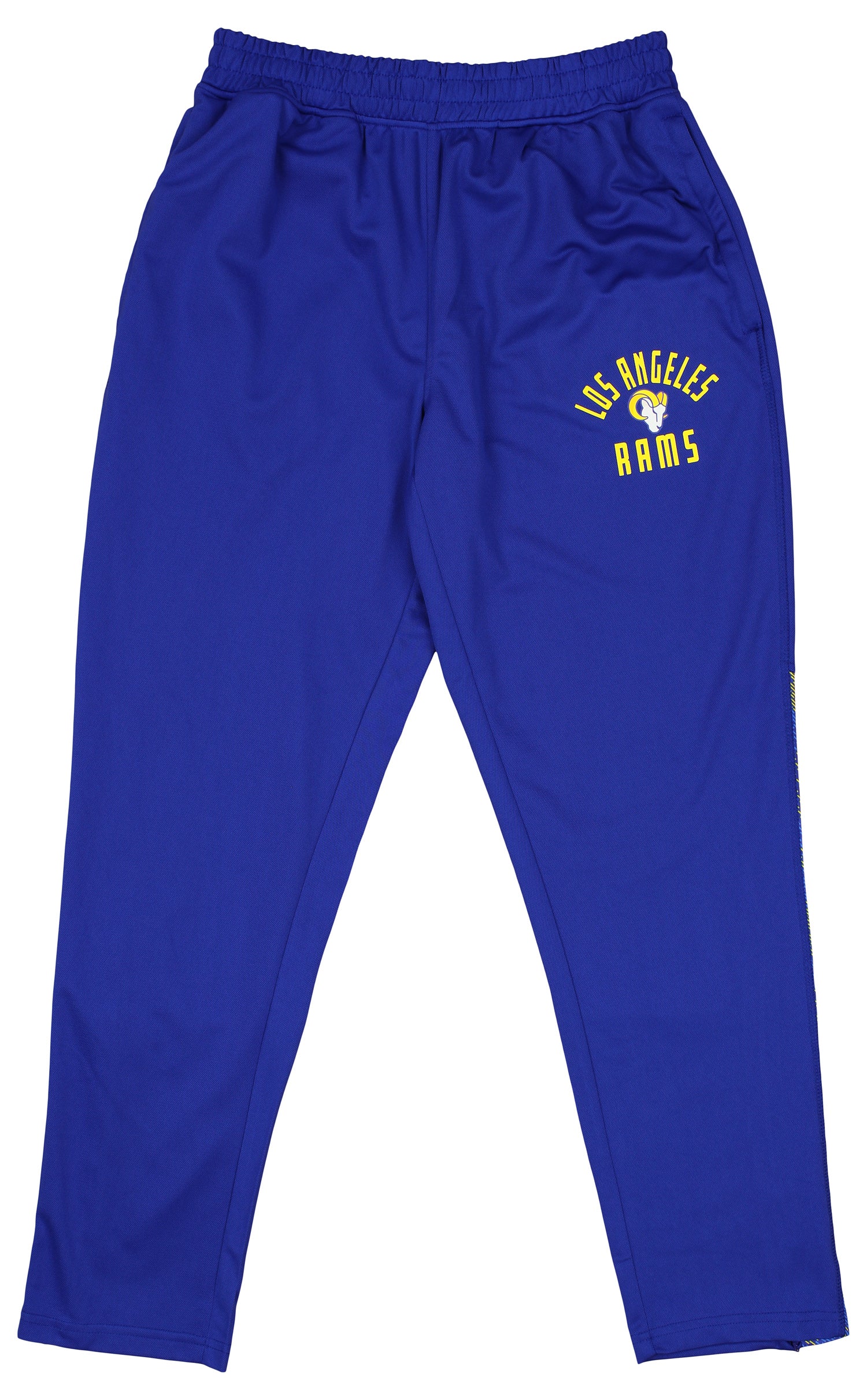 Zubaz NFL Men's Los Angeles Rams Viper Accent Elevated Jacquard Track Pants - Image 2