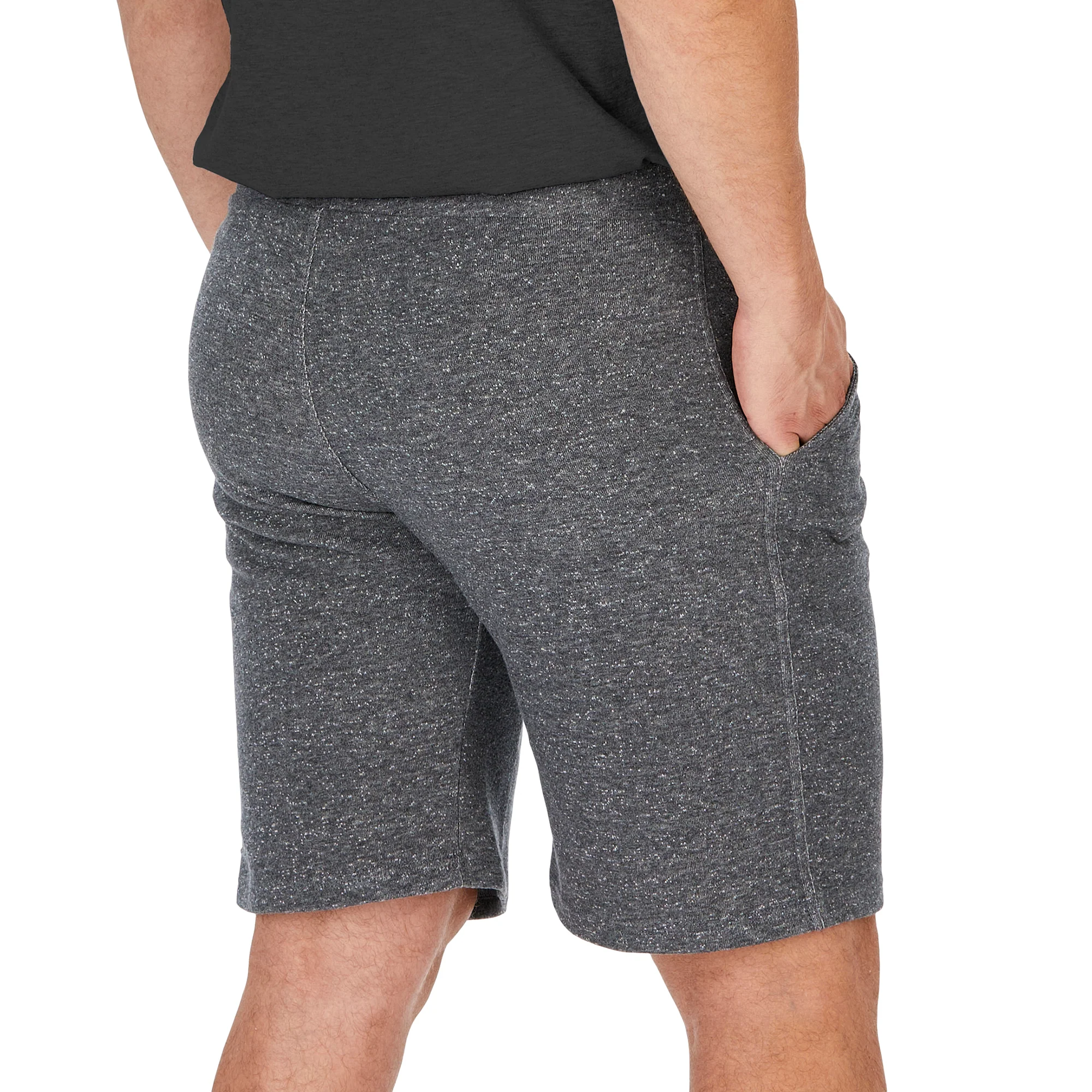 Zubaz NFL Men's Miami Dolphins Sweat Short With Draw String, Gray - Image 2