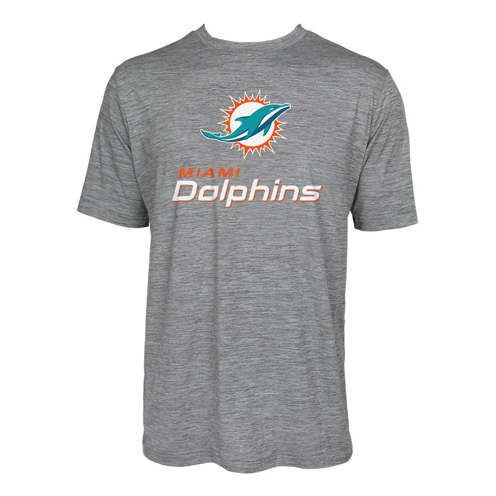 Zubaz NFL Men's Miami Dolphins Team Name and Logo Wordmark Tee - Image 3