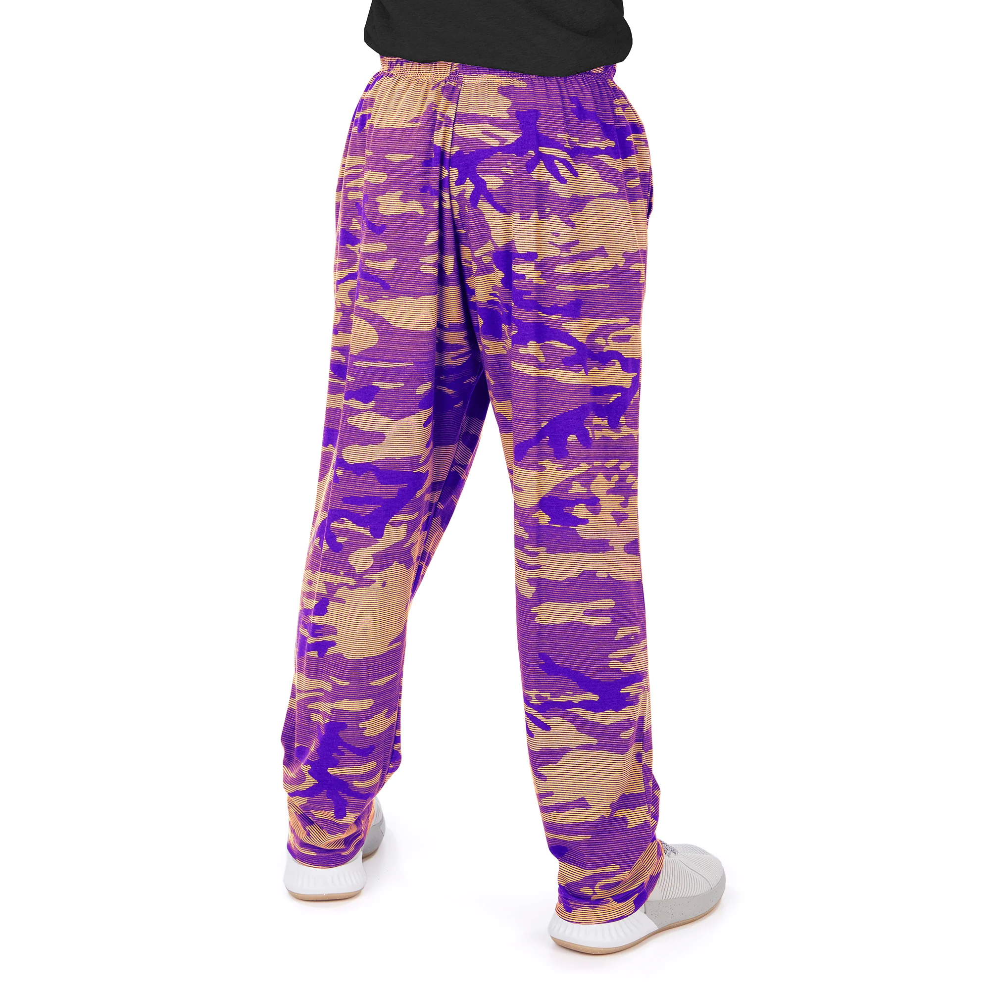 Zubaz NFL Men's Minnesota Vikings Camo Lines Pants - Image 2