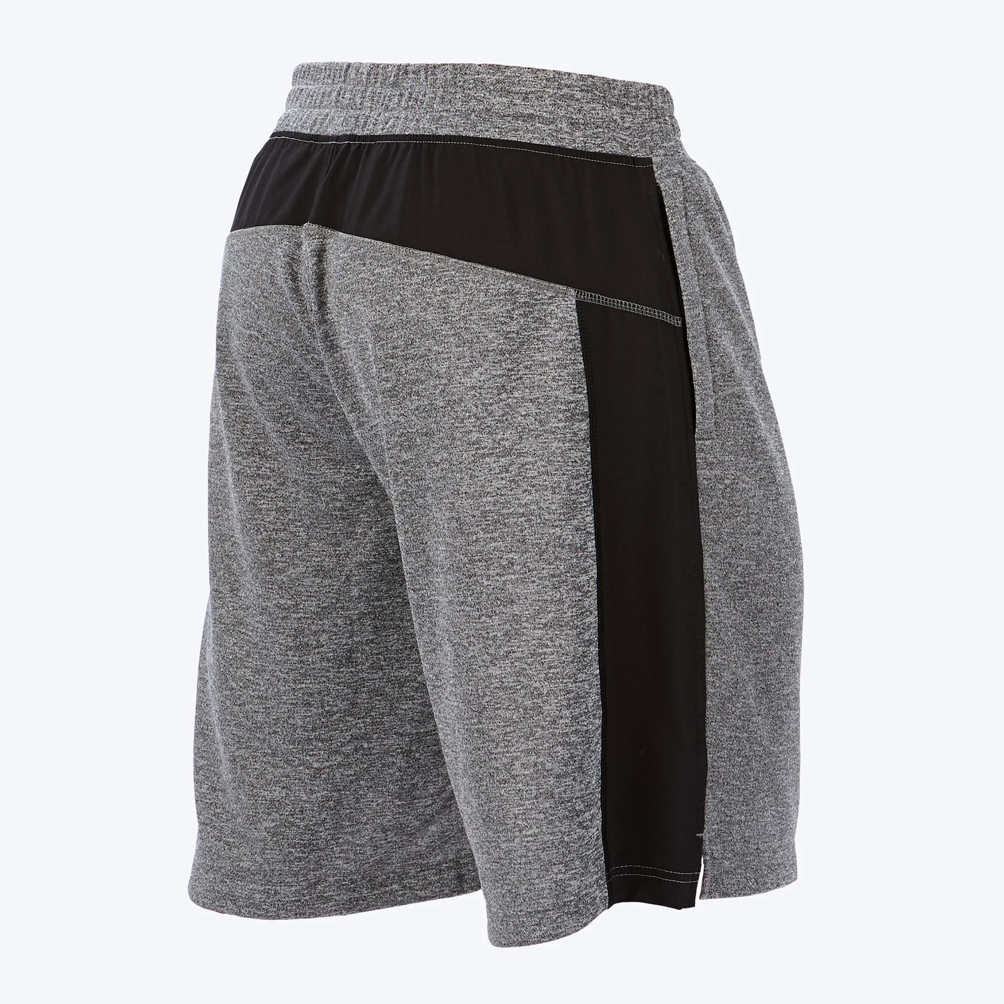 Zubaz NFL Men's Minnesota Vikings Heather Gray French Terry Shorts - Image 2