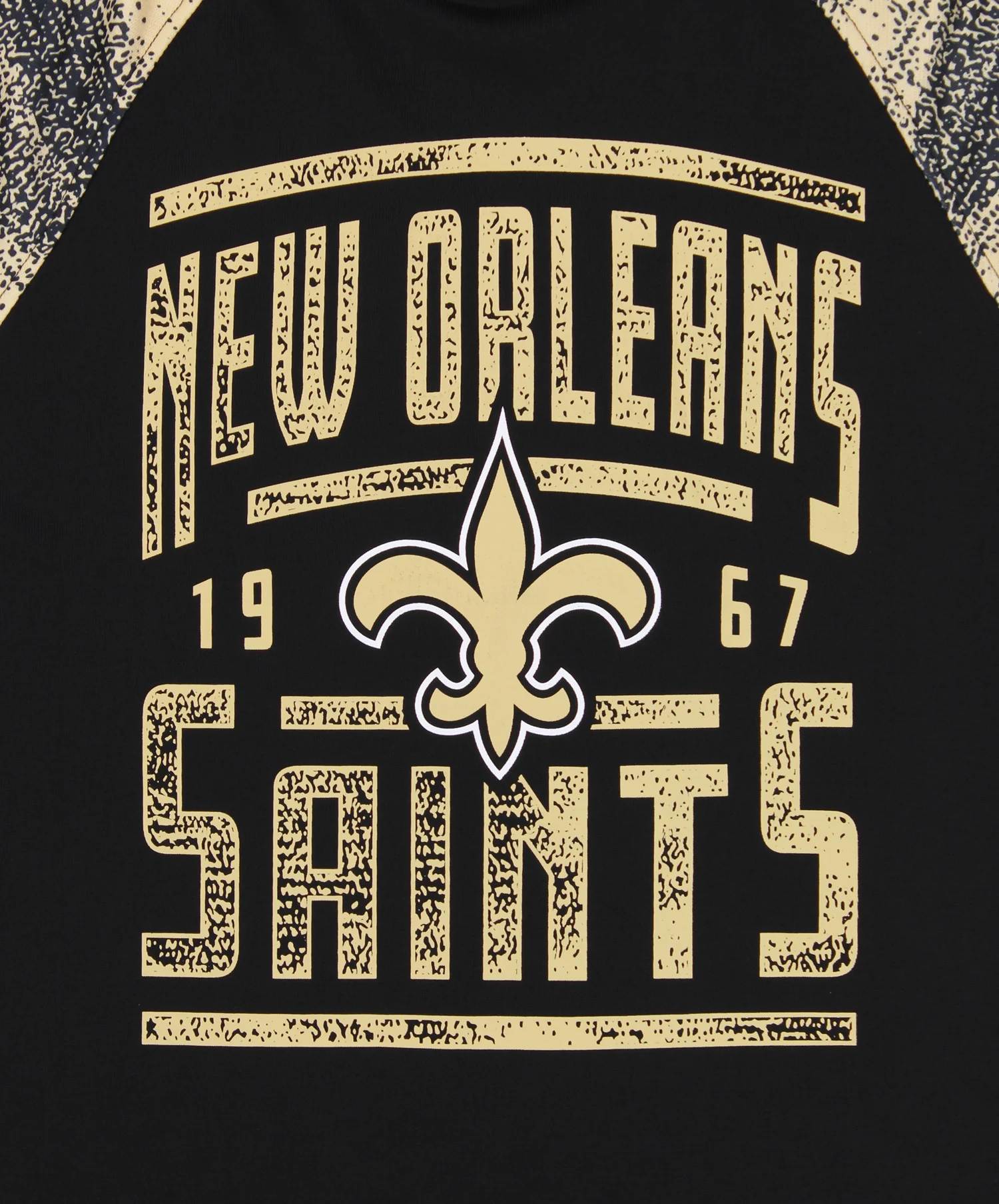 Zubaz NFL Men's New Orleans Saints Performance Light Weight Hoodie with Static Sleeves Size LARGE - Image 2
