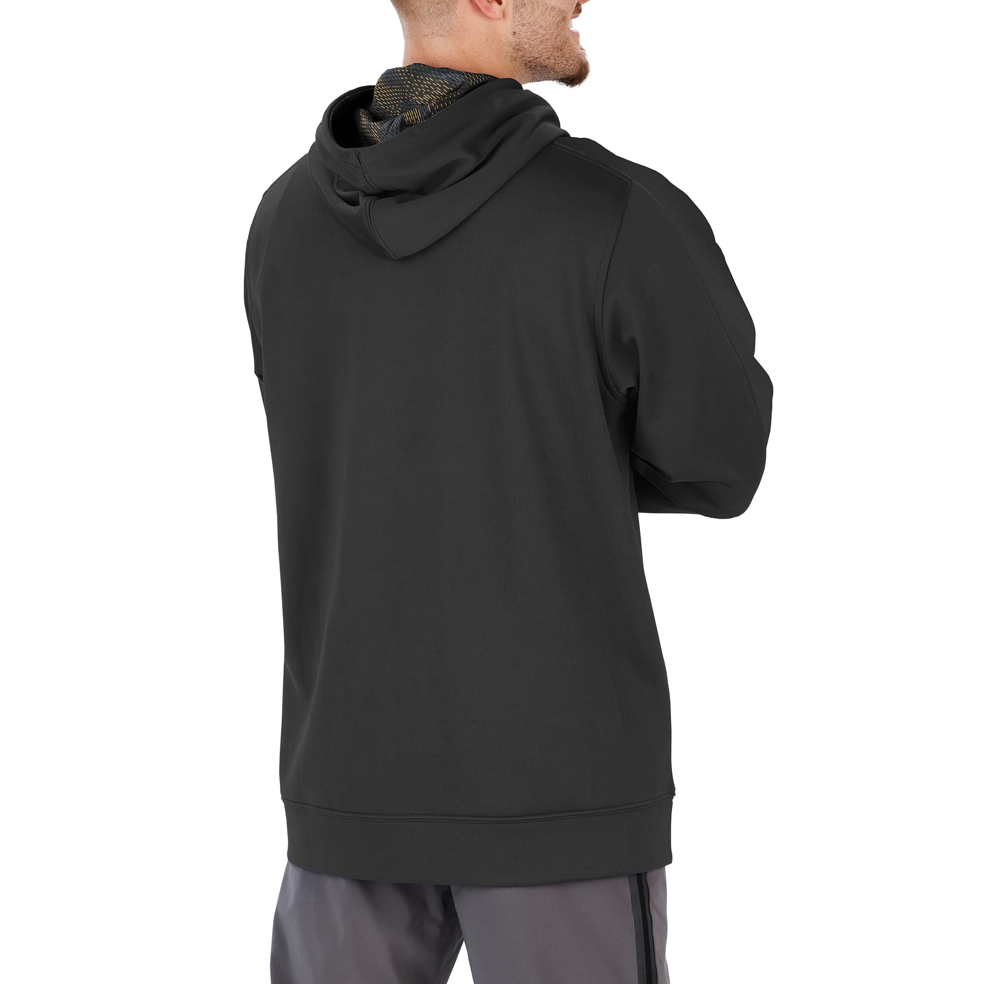 Zubaz NFL Men's New Orleans Saints Viper Print Hoodie - Image 2