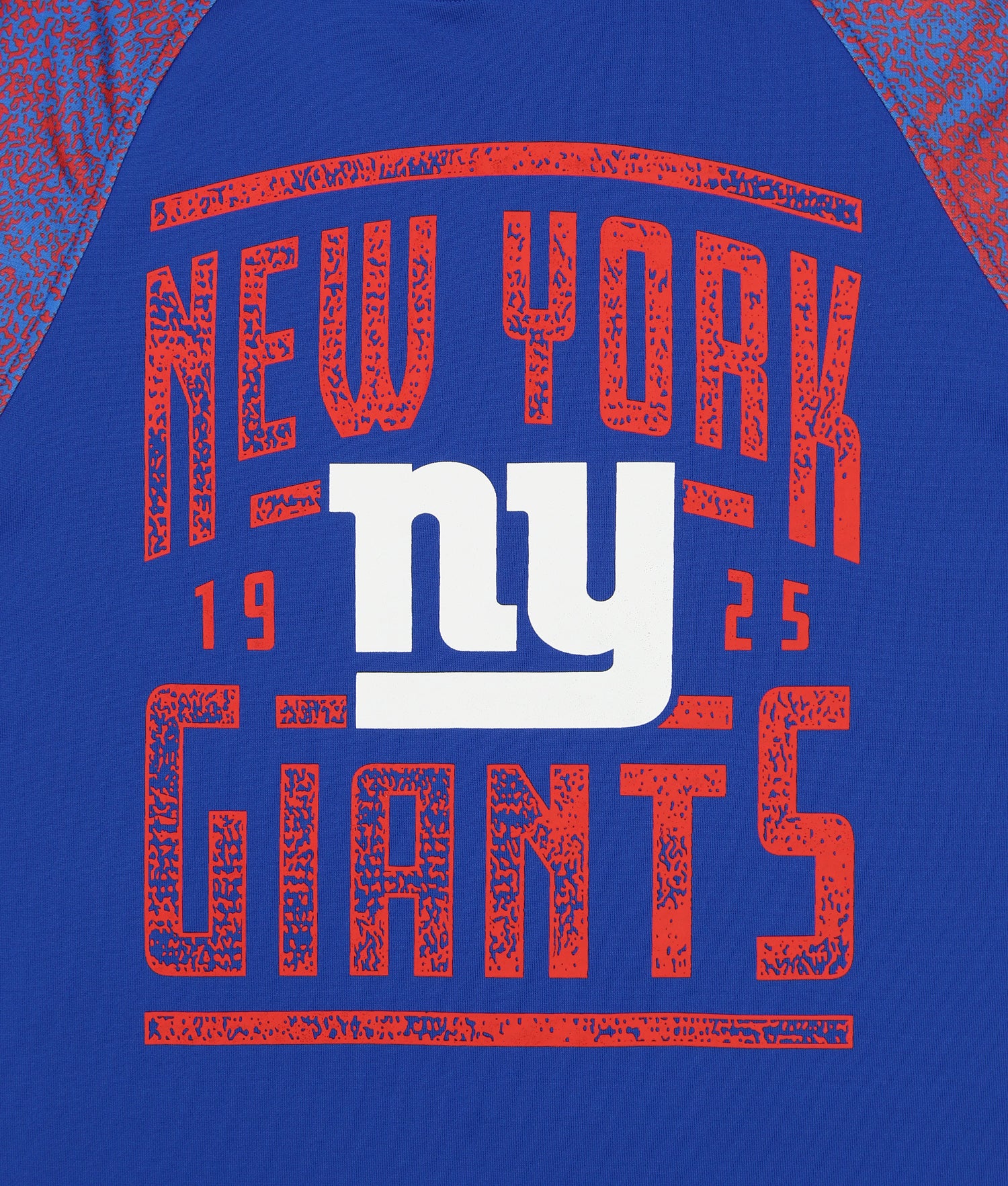 Zubaz NFL Men's New York Giants Light Weight Pullover Hoodie with Static Sleeves - Image 2