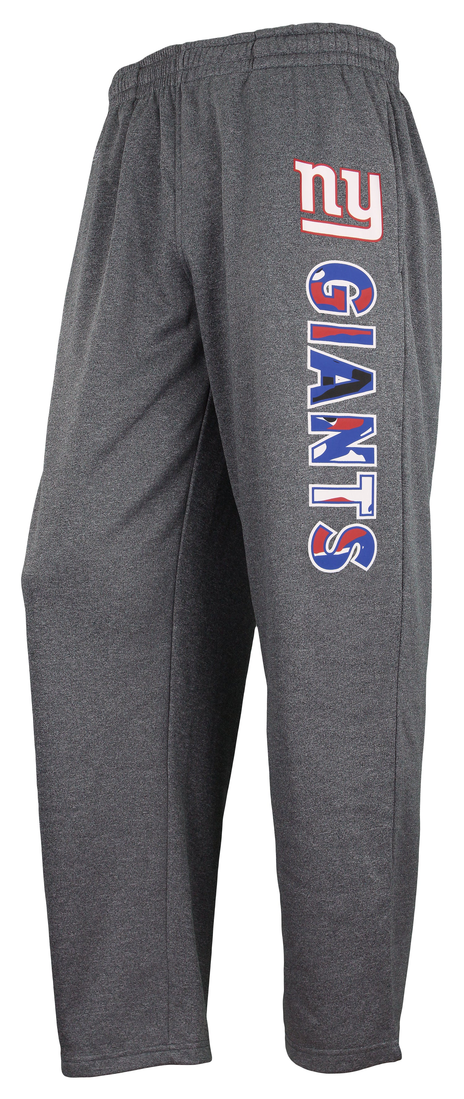 Zubaz NFL Men's New York Giants Poly Fleece Dark Heather Gray Sweatpants - Image 8