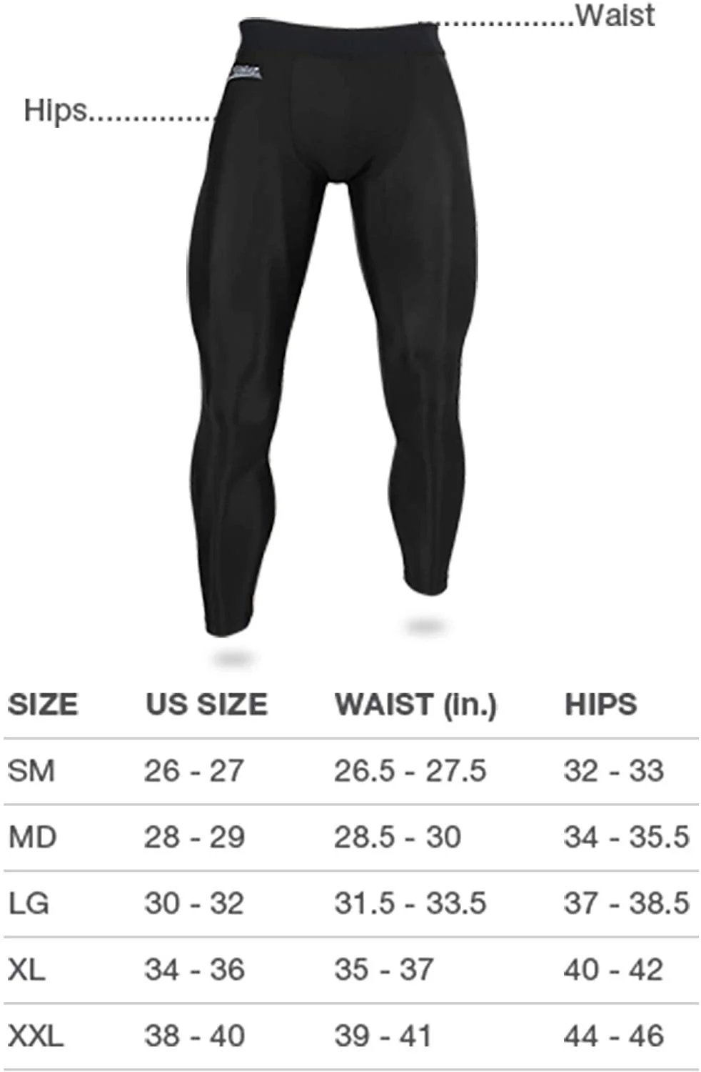 Zubaz NFL Men's New York Jets Active Performance Compression Black Leggings - Image 3