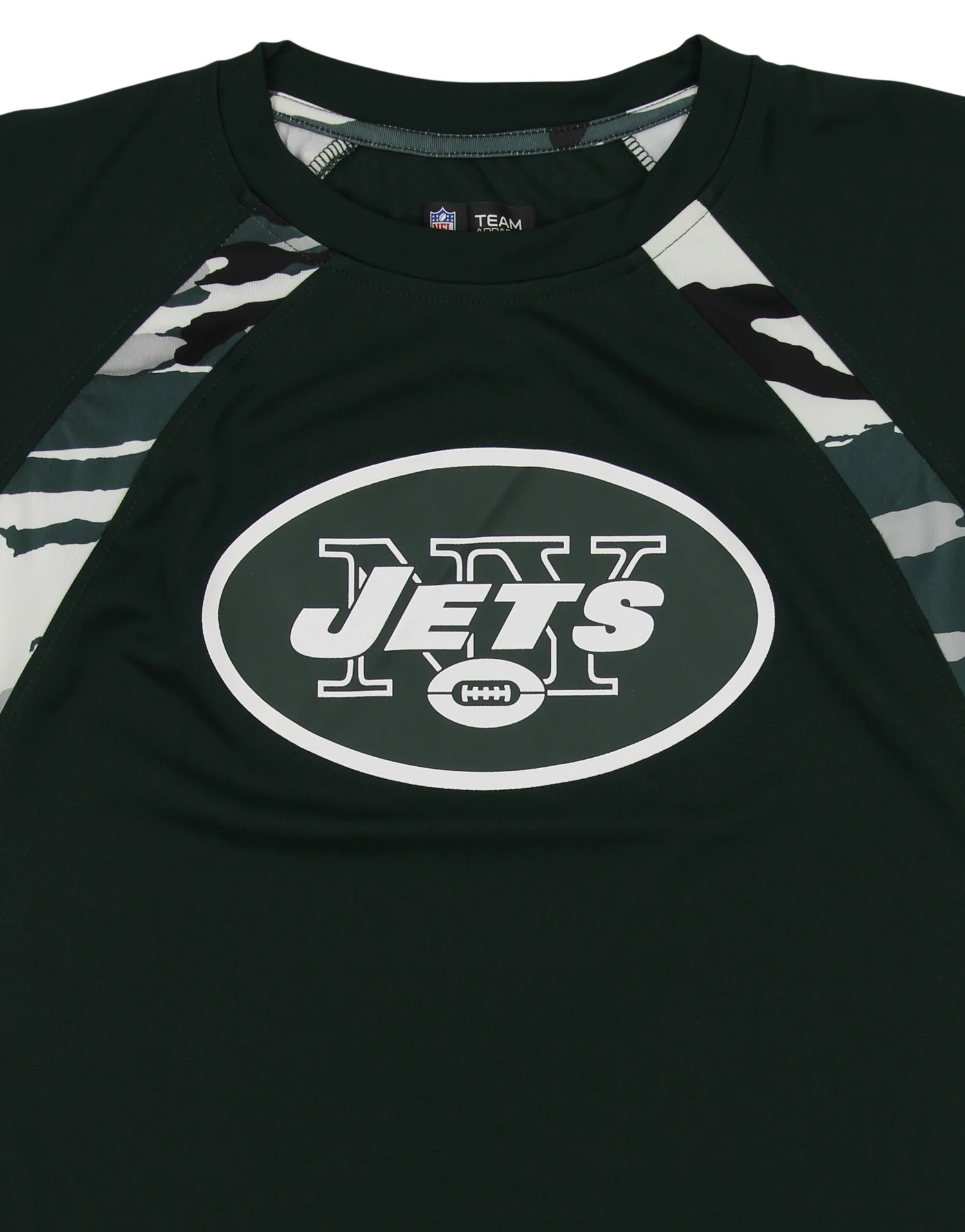 Zubaz NFL Men's New York Jets Camo Solid T-Shirt - Image 2