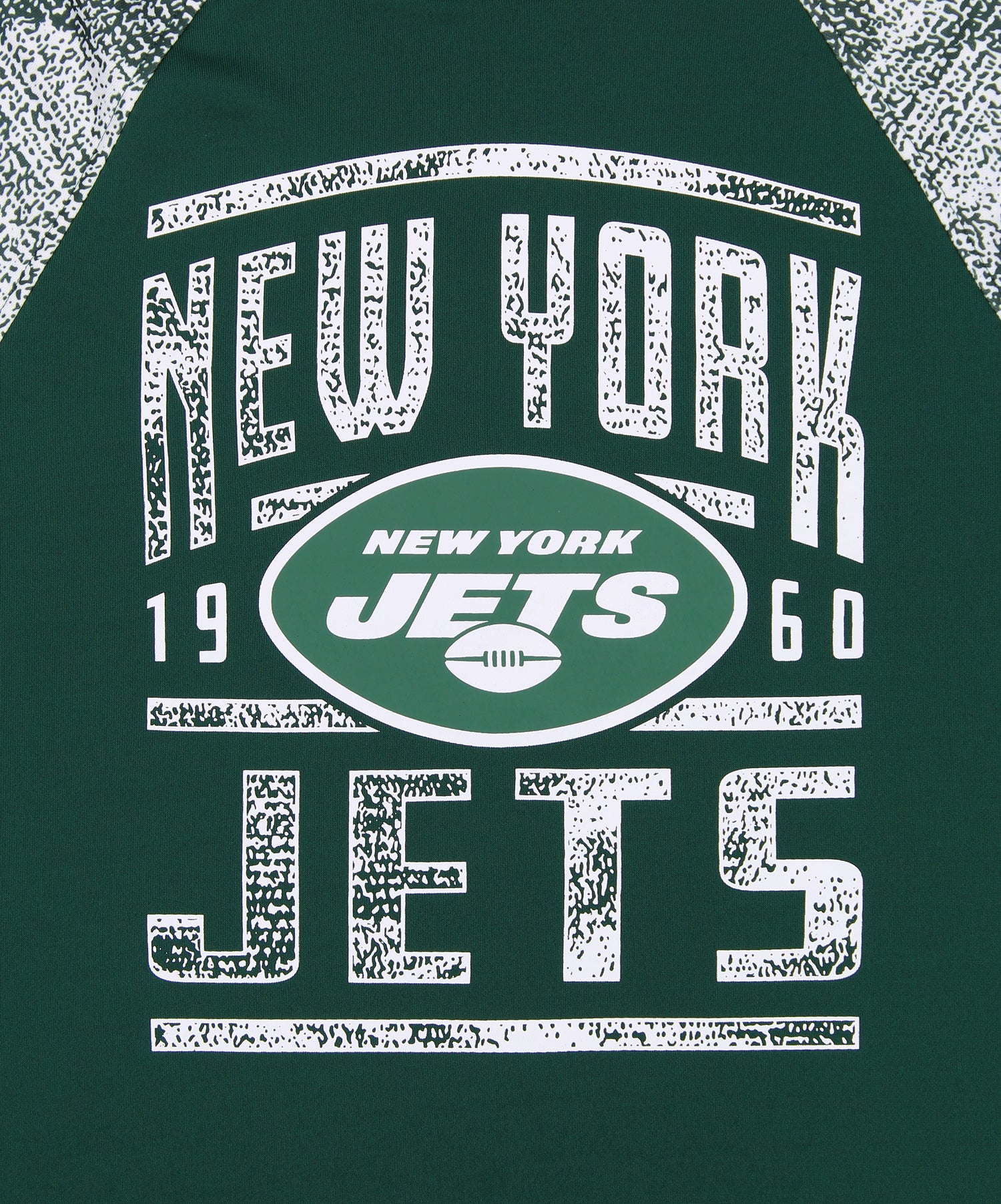 Zubaz NFL Men's New York Jets Light Weight Pullover Hoodie with Static Sleeves - Image 2