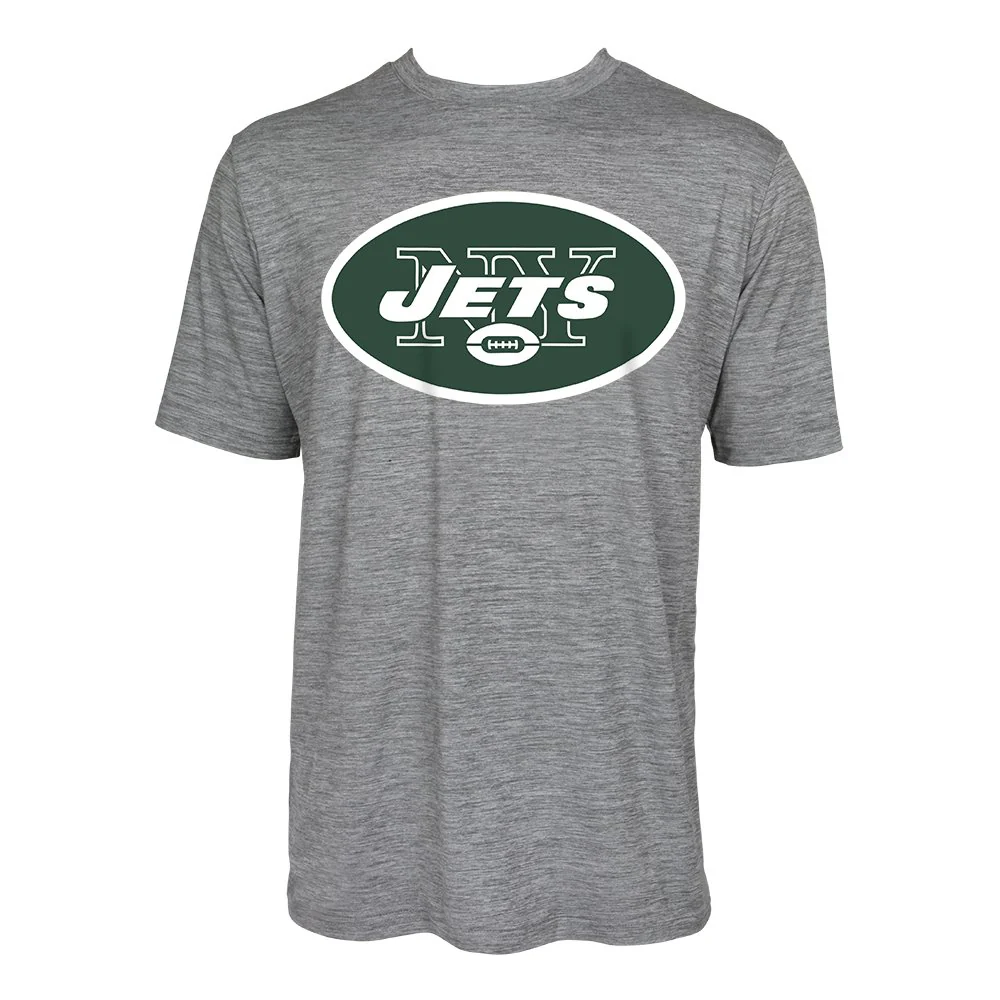 Zubaz NFL Men's New York Jets Team Name and Logo Wordmark Tee