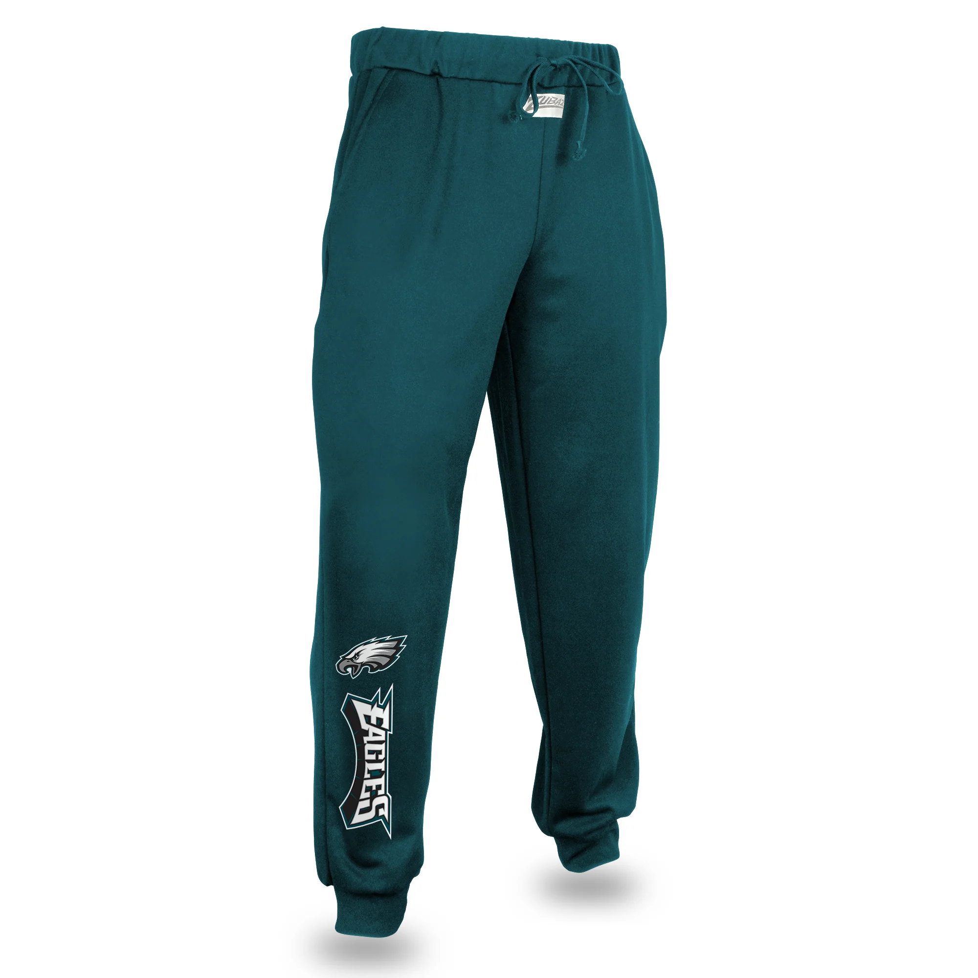 Zubaz NFL Men's Philadelphia Eagles Team Color Joggers, Green - Image 3