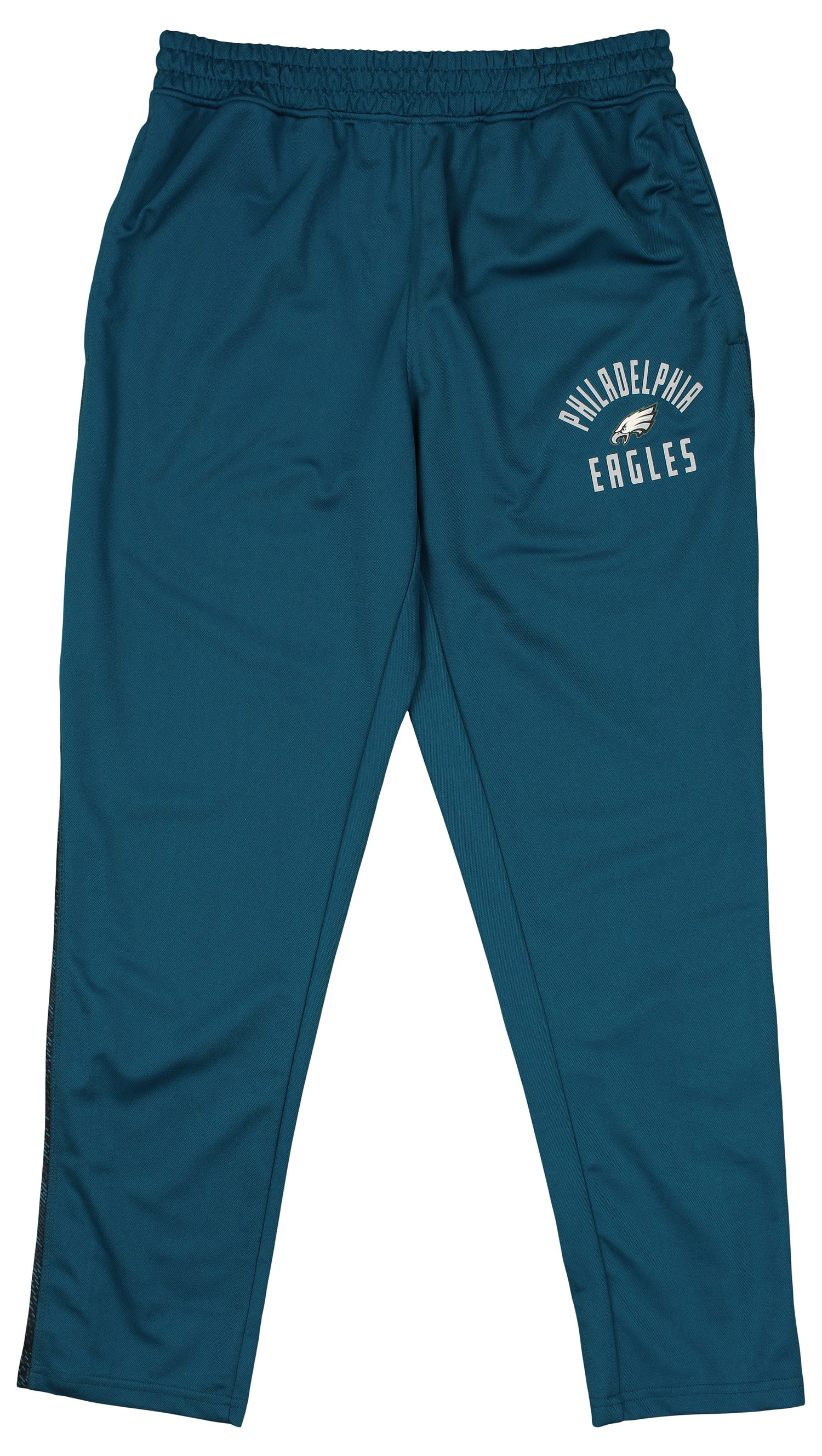 Zubaz NFL Men's Philadelphia Eagles Viper Accent Elevated Jacquard Track Pants - Image 2