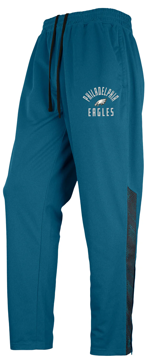 Zubaz NFL Men's Philadelphia Eagles Viper Accent Elevated Jacquard Track Pants - Image 6