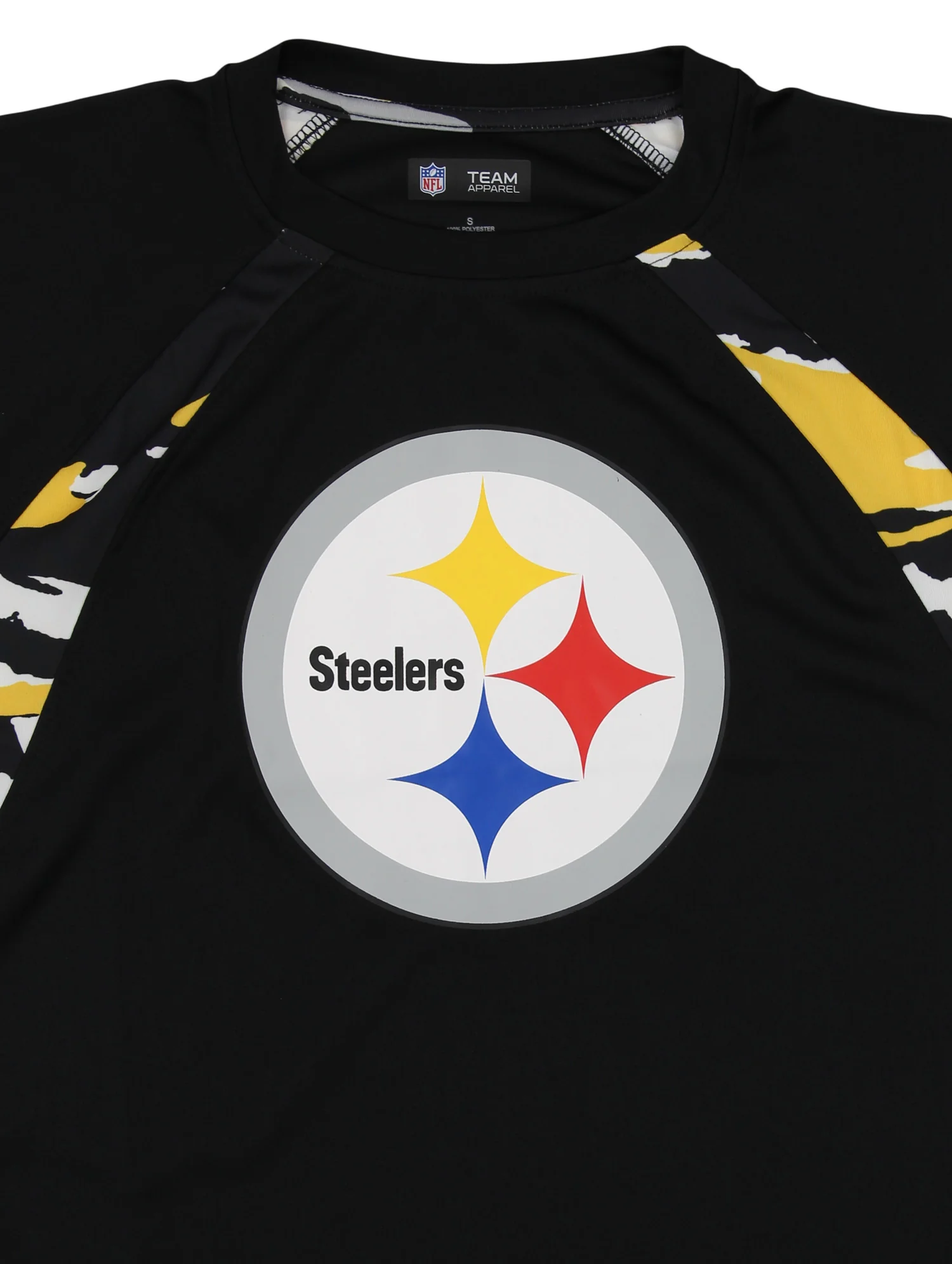Zubaz NFL Men's Pittsburgh Steelers Camo Solid T-Shirt - Image 2