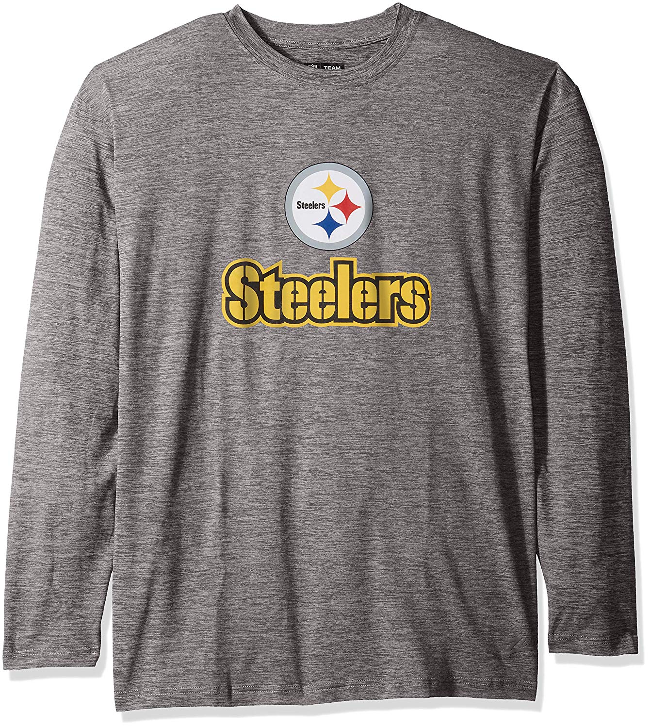 Zubaz NFL Men's Pittsburgh Steelers Long Sleeve Tee - Image 4
