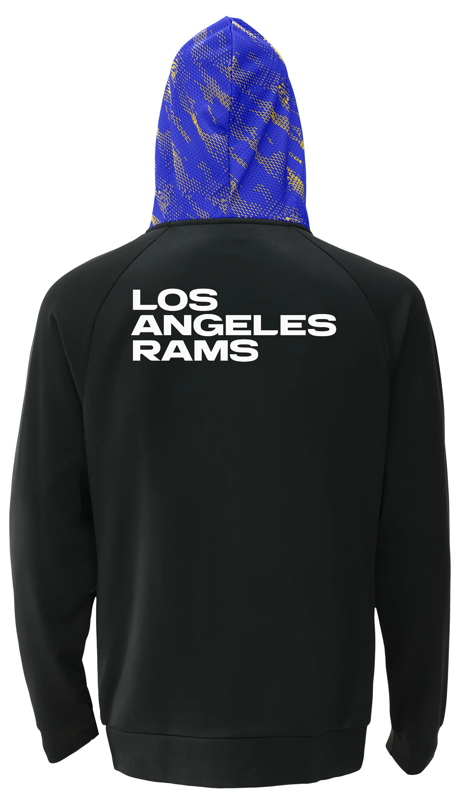 Zubaz NFL Men's Raglan Viper Hood Liner Full Zip Hoodie, LOS ANGELES RAMS - Image 16