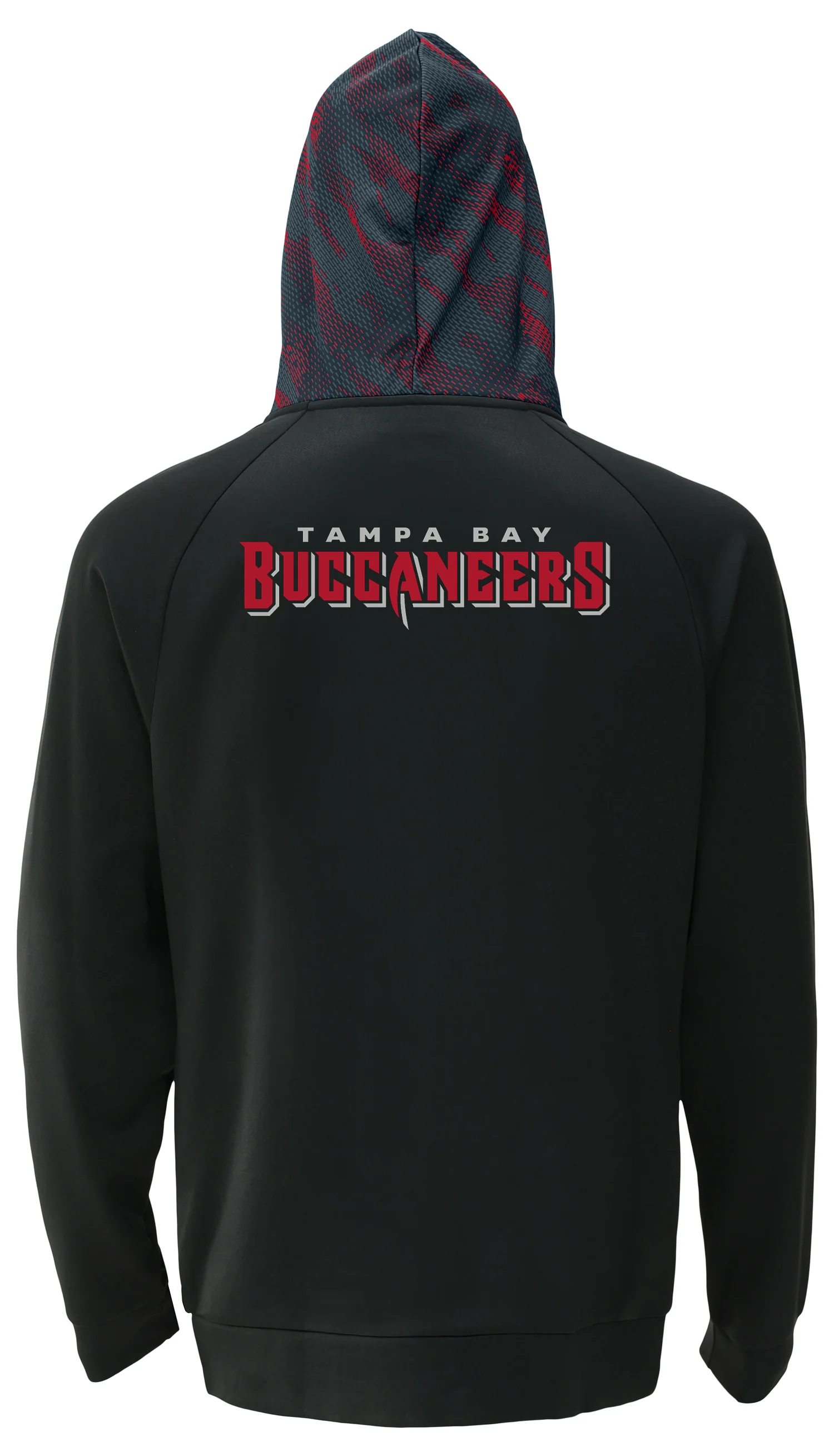 Zubaz NFL Men's Raglan Viper Hood Liner Full Zip Hoodie, TAMPA BAY BUCCANEERS - Image 16