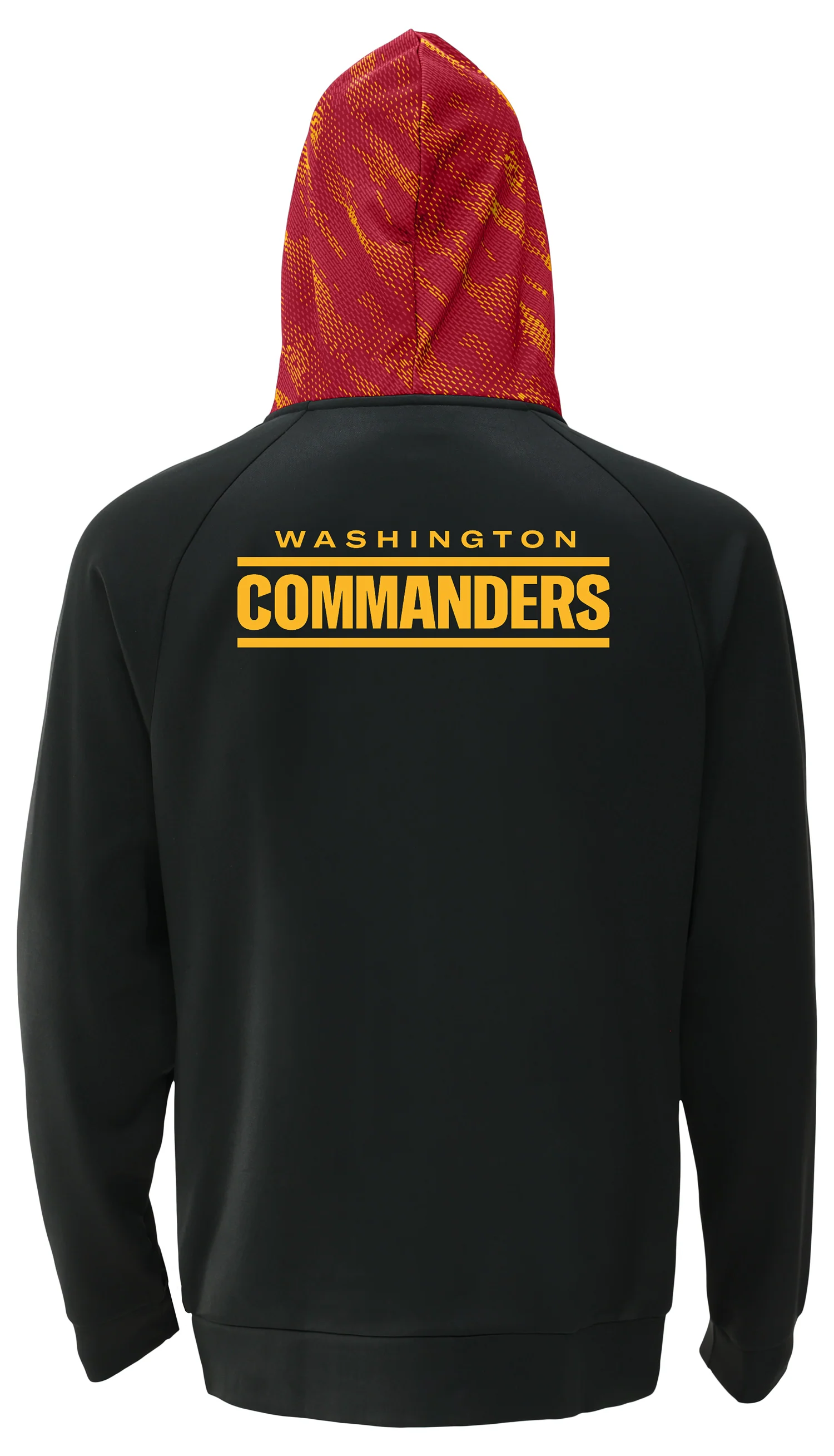 Zubaz NFL Men's Raglan Viper Hood Liner Full Zip Hoodie, WASHINGTON COMMANDERS - Image 12
