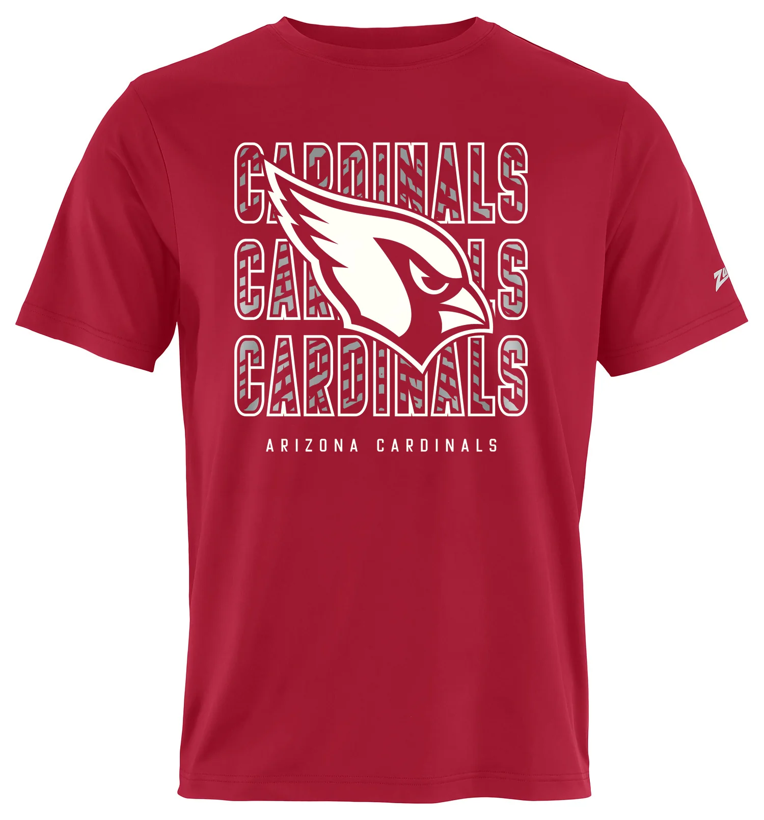 Zubaz NFL Men's Repeat Play Primary Team Color Short Sleeve T-Shirt, Arizona Cardinals - Image 12