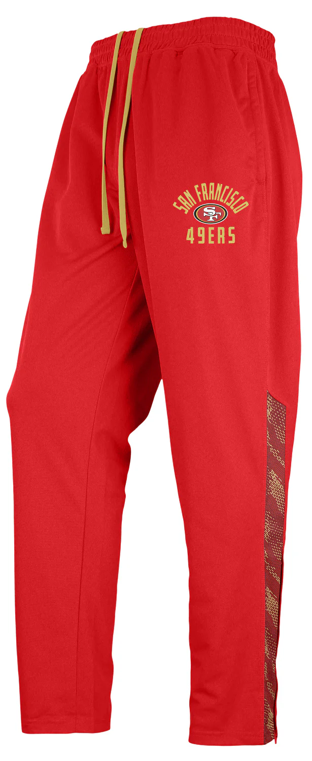 Zubaz NFL Men's San Francisco 49ers Viper Accent Elevated Jacquard Track Pants - Image 6