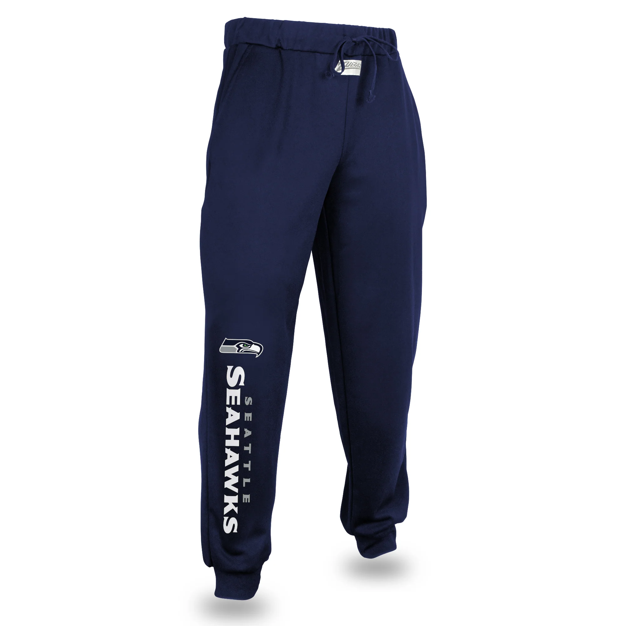 Zubaz NFL Men's Seattle Seahawks Team Color Joggers, Navy - Image 4