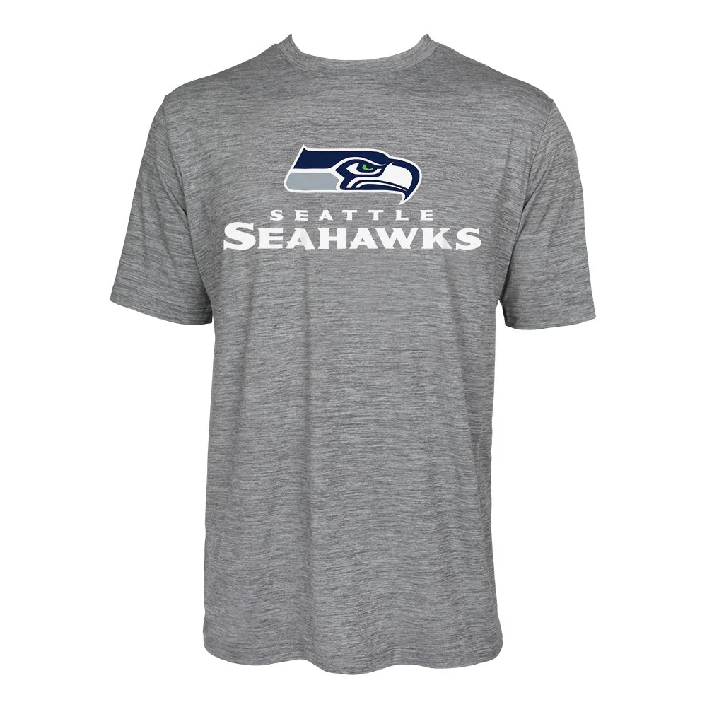 Zubaz NFL Men's Seattle Seahawks Team Name and Logo Wordmark Tee - Image 6