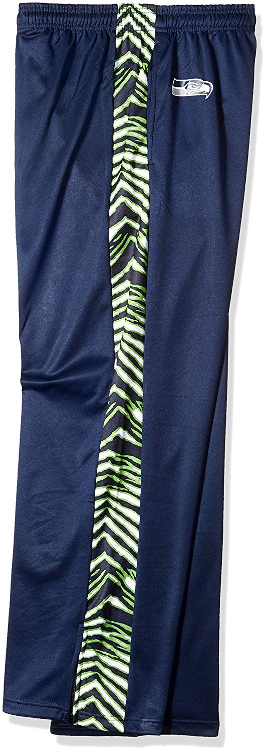Zubaz NFL Men's Seattle Seahawks Zebra Accent NFL Stadium Pants - Image 2