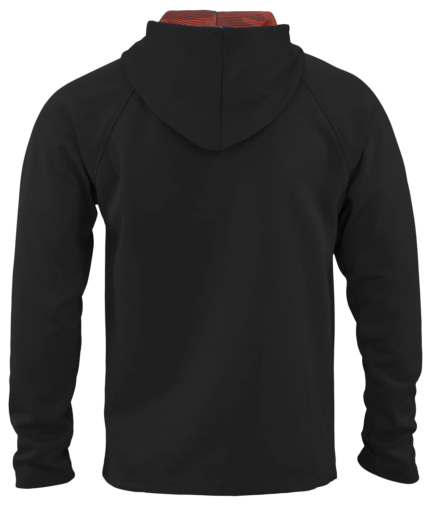 Zubaz NFL Men's Standard Full Zip Hoodie With Yoke Cincinnati Bengals - Image 2