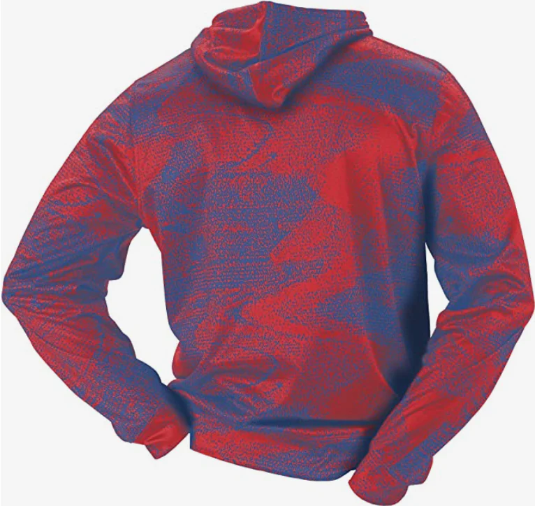 Zubaz NFL Men's Static Hoodie, New York Giants - Image 2