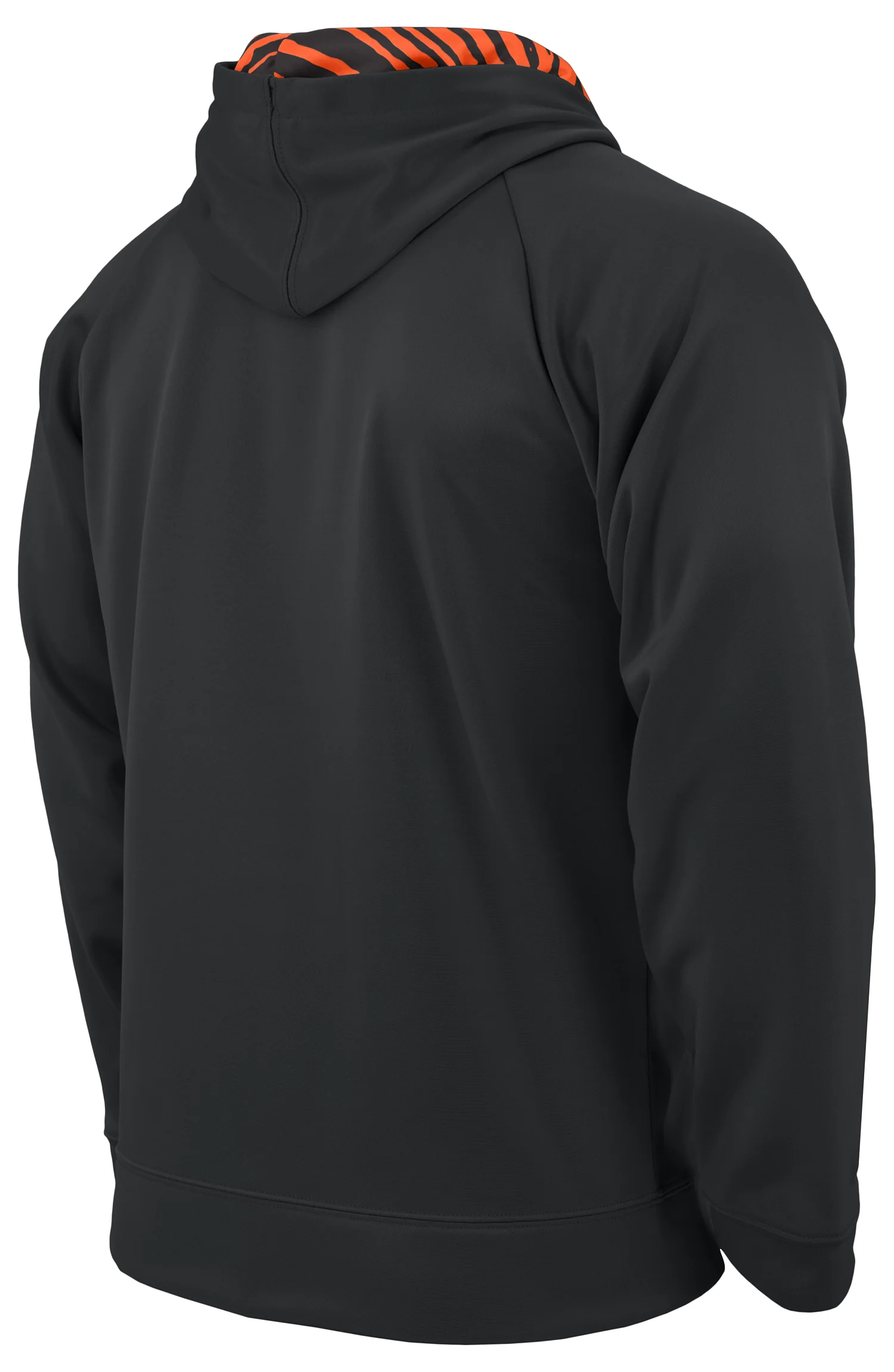 Zubaz NFL Men's Team Name and Logo Full Zip Hoodie Cincinnati Bengals - Image 2