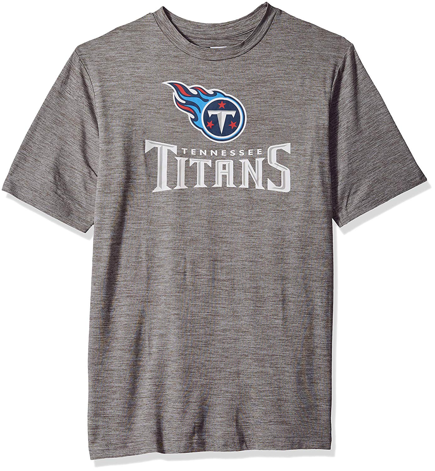 Zubaz NFL Men's Tennessee Titans Team Name and Logo Wordmark Tee - Image 6