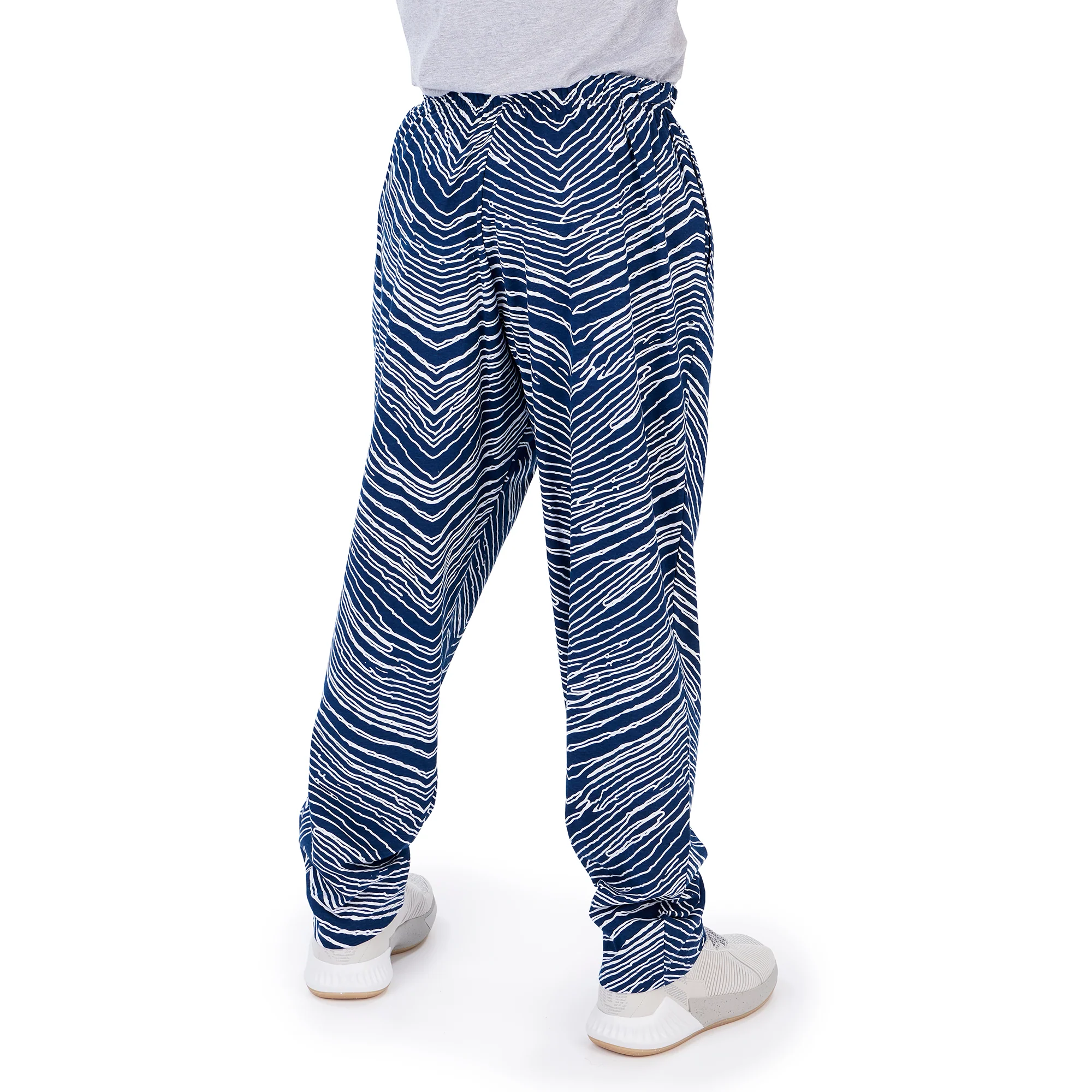 Zubaz NFL Men's Tennessee Titans Zebra Outline Comfy Pants - Image 2