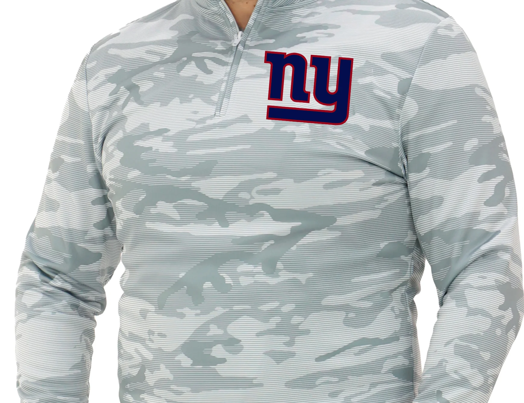 Zubaz NFL   Men's Tonal Camo Line 1/4 Zip, NEW YORK GIANTS - Image 50