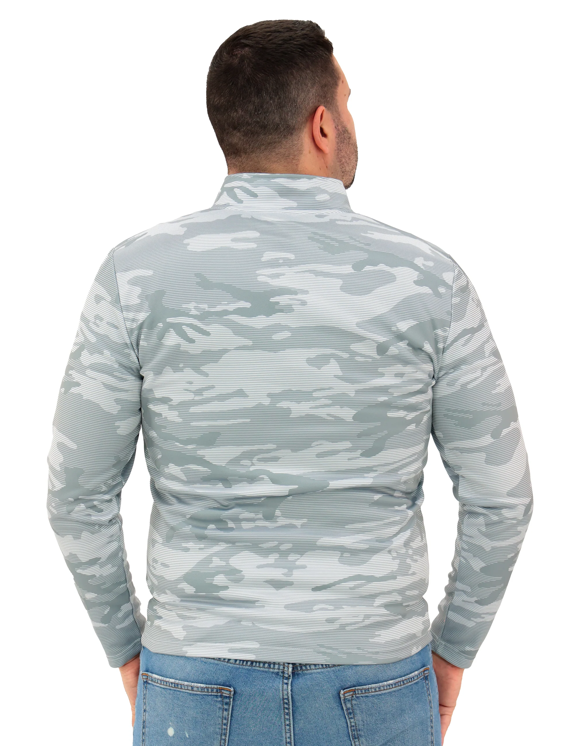 Zubaz NFL   Men's Tonal Camo Line 1/4 Zip, PITTSBURGH STEELERS - Image 10