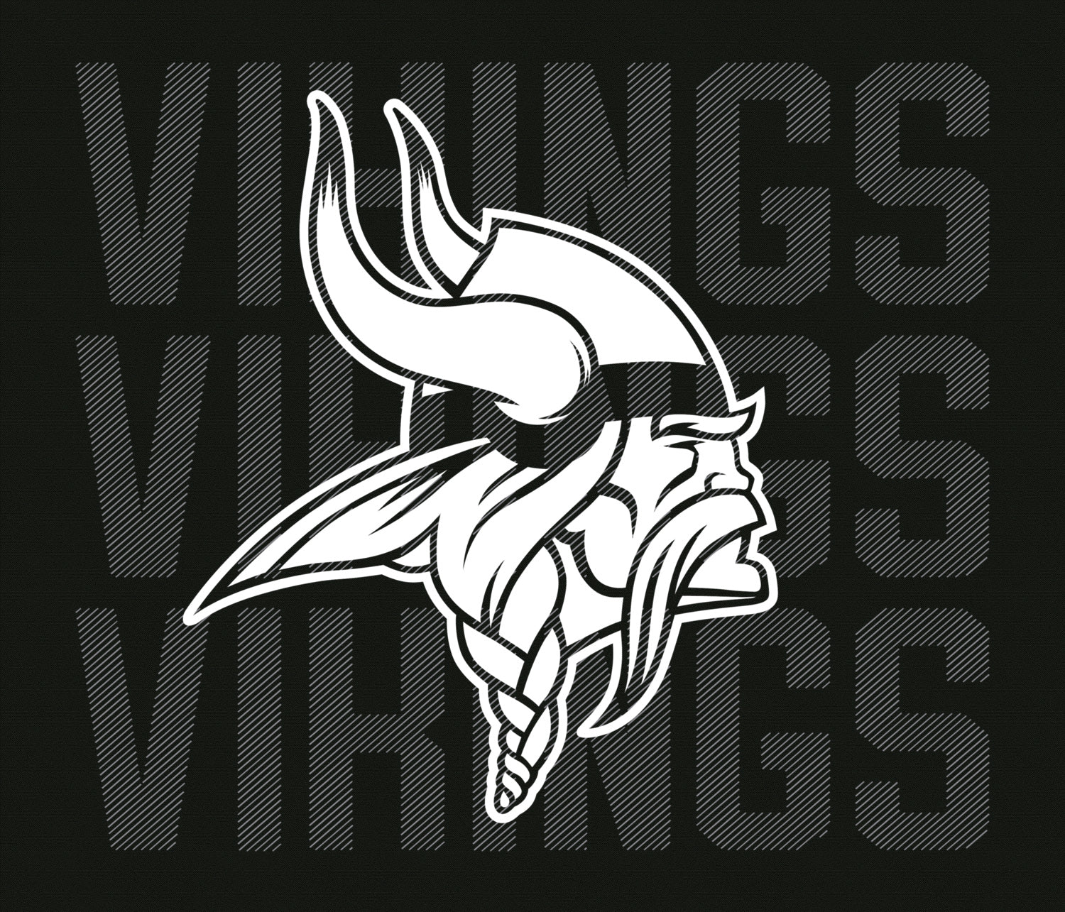 Zubaz NFL Men's Tonal Camo Line Back Panel Hoodie, MINNESOTA VIKINGS - Image 4