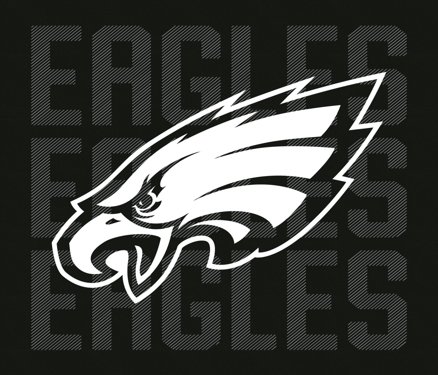 Zubaz NFL   Men's Tonal Camo Line Back Panel Hoodie, PHILADELPHIA EAGLES - Image 24
