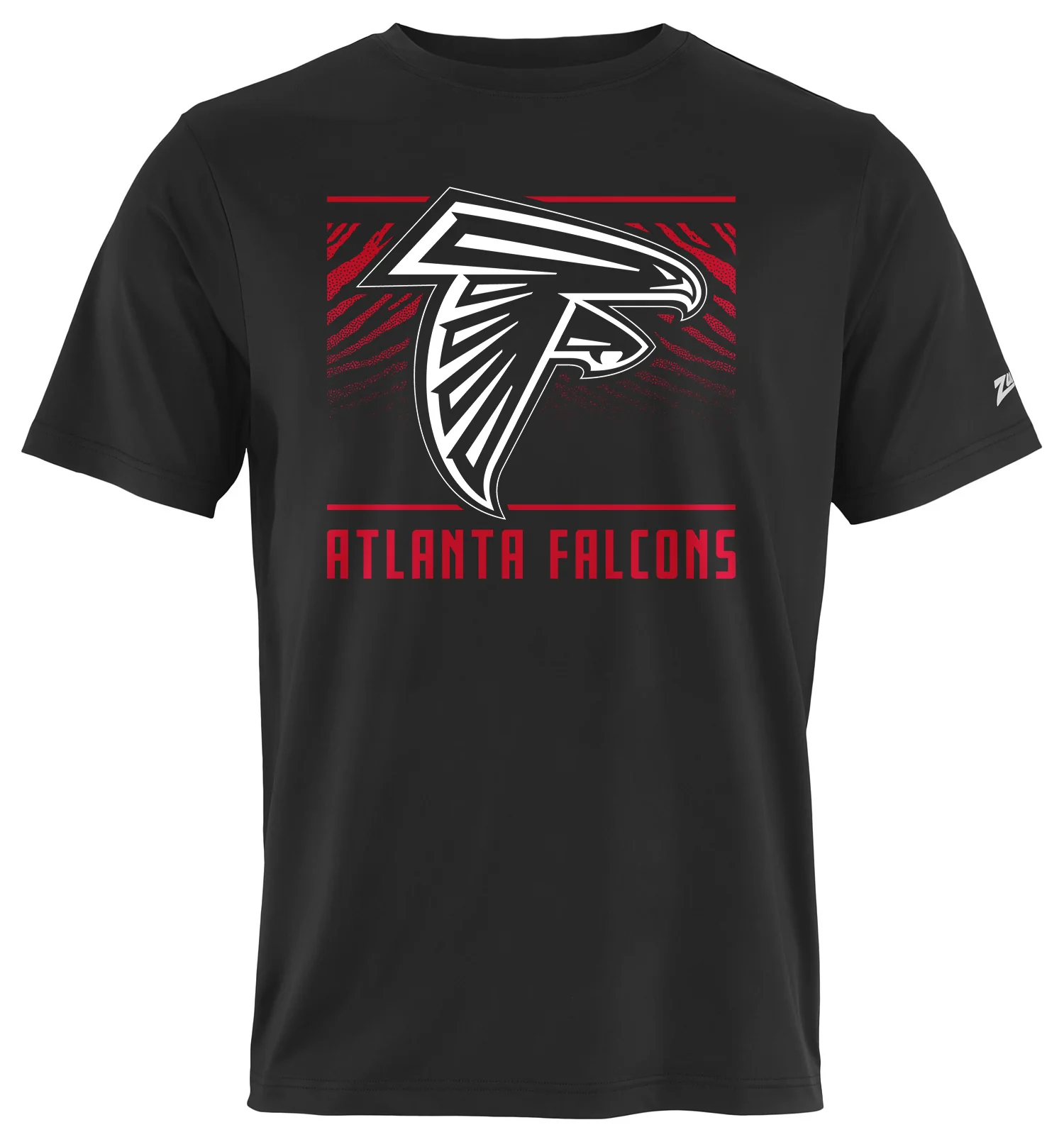 Zubaz NFL Men's Tunnel Primary Short Sleeve T-Shirt, Atlanta Falcons - Image 2