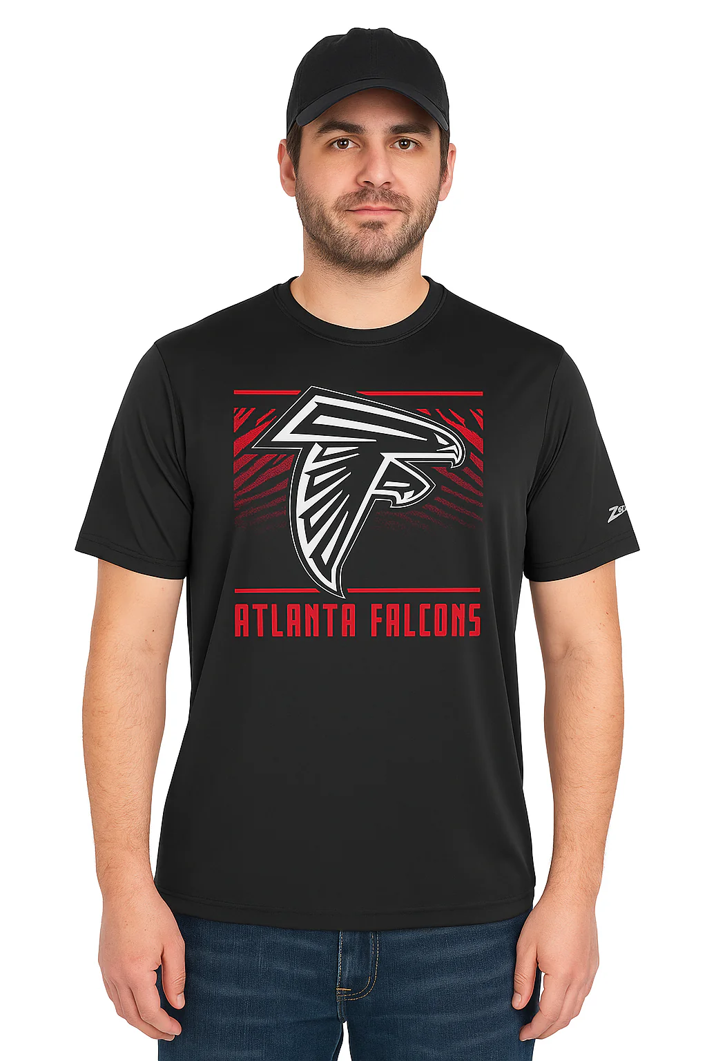 Zubaz NFL Men's Tunnel Primary Short Sleeve T-Shirt, Atlanta Falcons - Image 45