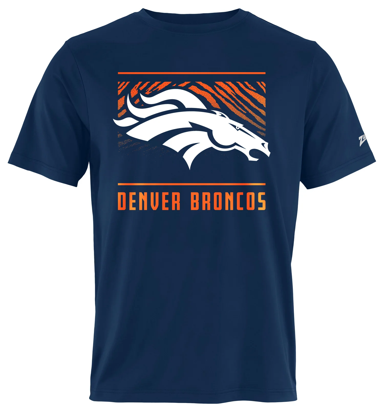 Zubaz NFL Men's Tunnel Primary Short Sleeve T-Shirt, Denver Broncos - Image 41