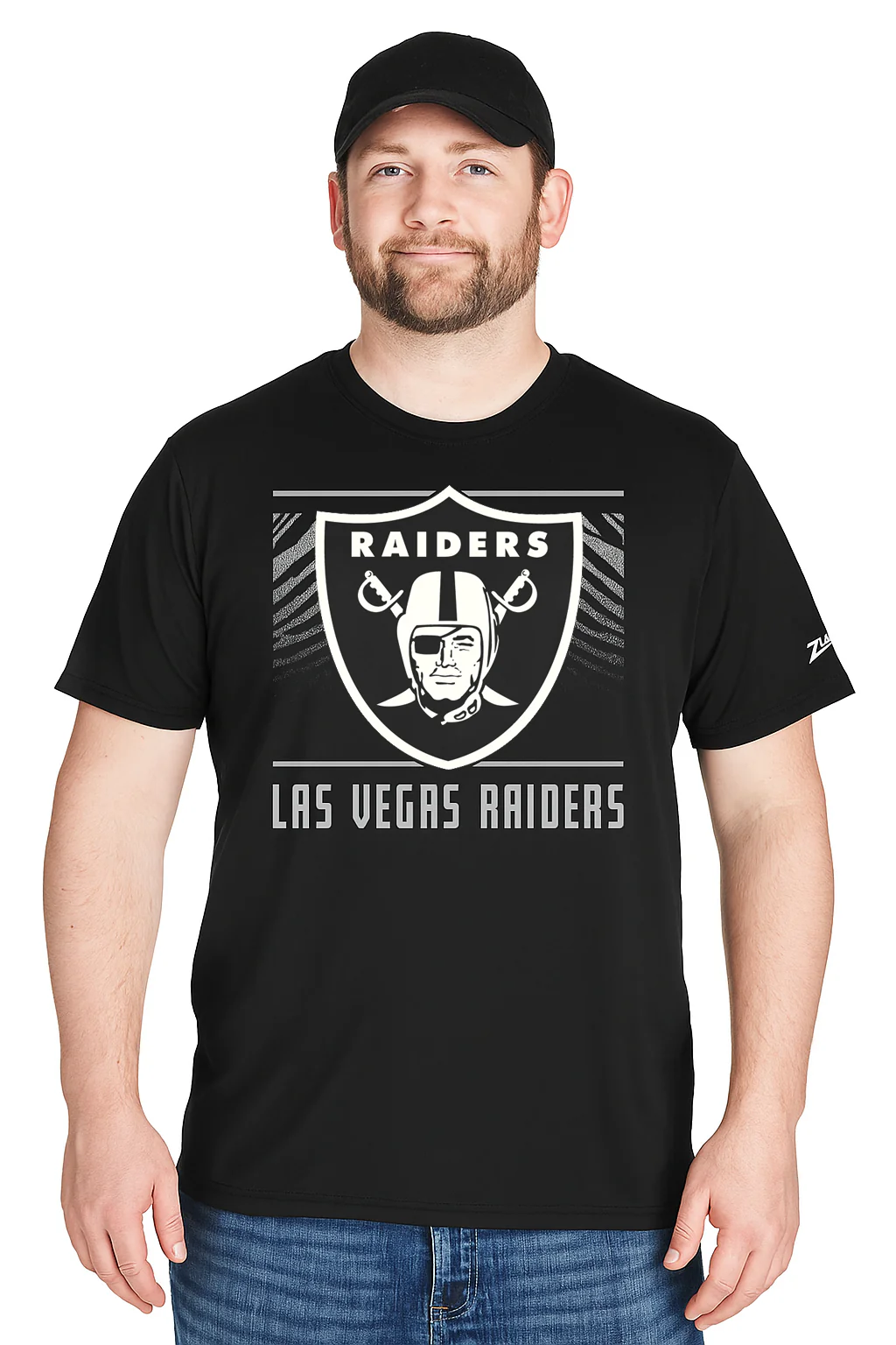 Zubaz NFL Men's Tunnel Primary Short Sleeve T-Shirt, Las Vegas Raiders - Image 15
