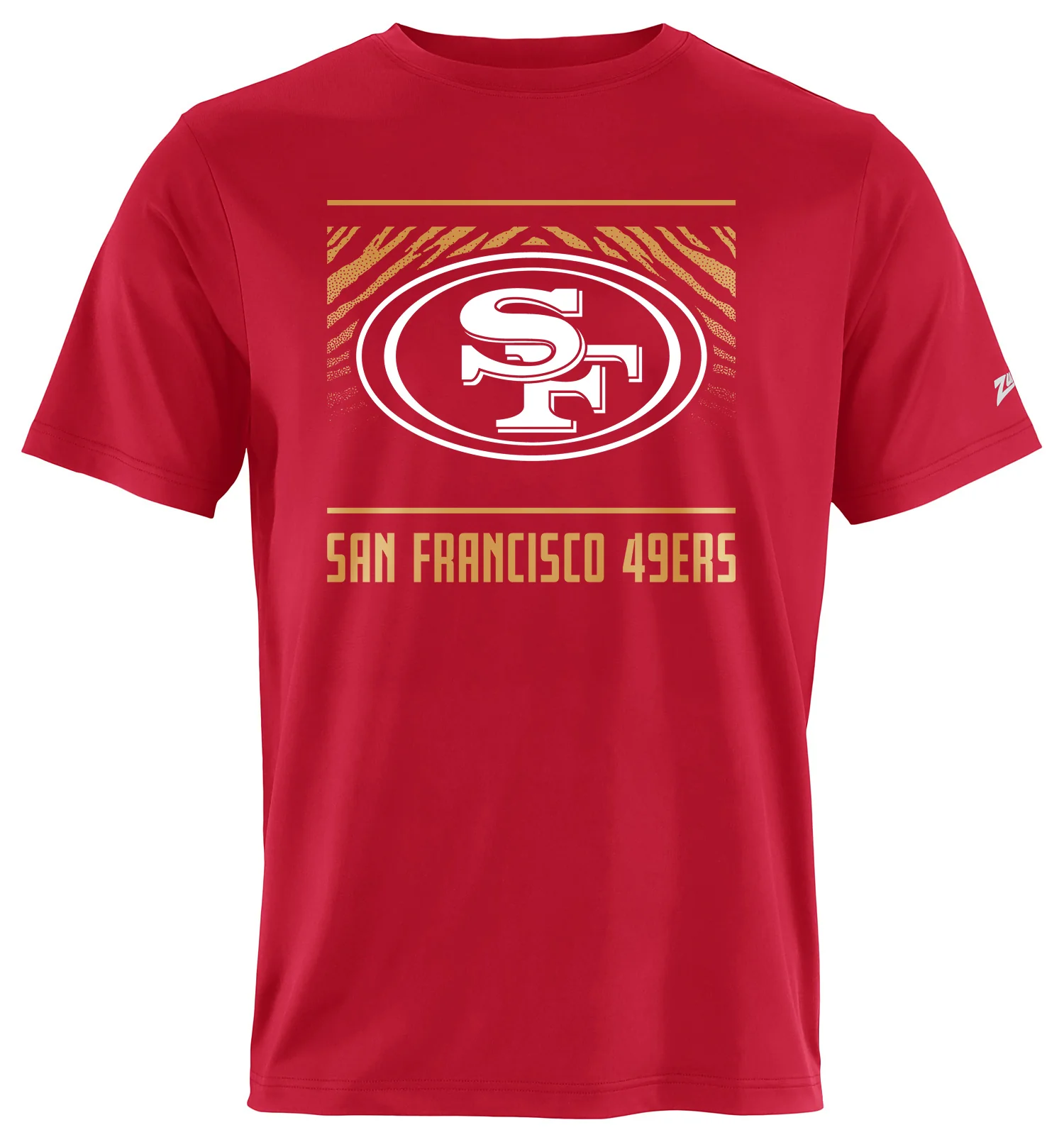 Zubaz NFL Men's Tunnel Primary Short Sleeve T-Shirt, San Francisco 49ers - Image 16