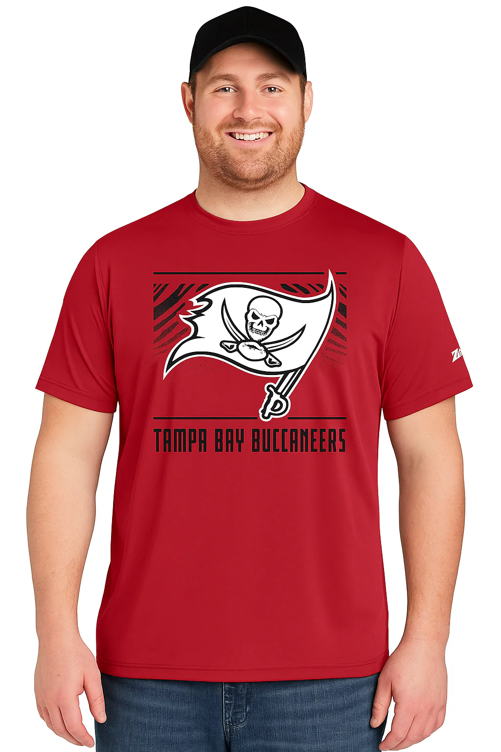 Zubaz NFL Men's Tunnel Primary Short Sleeve T-Shirt, Tampa Bay Buccaneers - Image 40