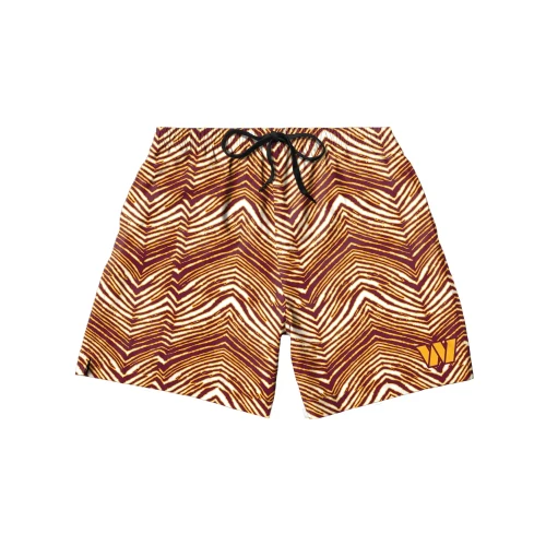 Zubaz NFL Men's Washington Commanders Exclusive 5.5 Inch Swim Trunk - Image 4