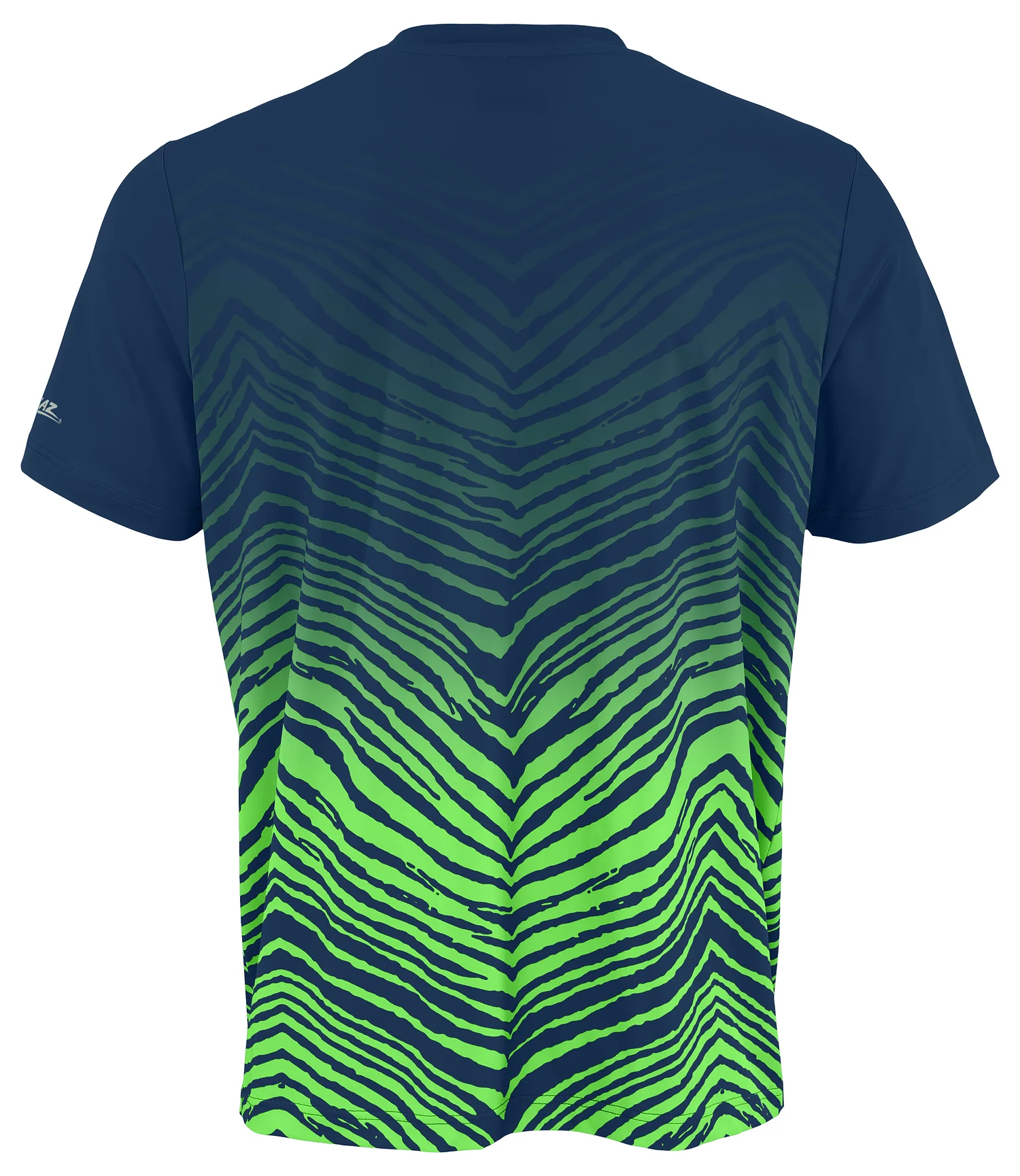 Zubaz NFL Men's Wild Card Zebra Team Color Short SleeveT Shirt, Seattle Seahawks - Image 45