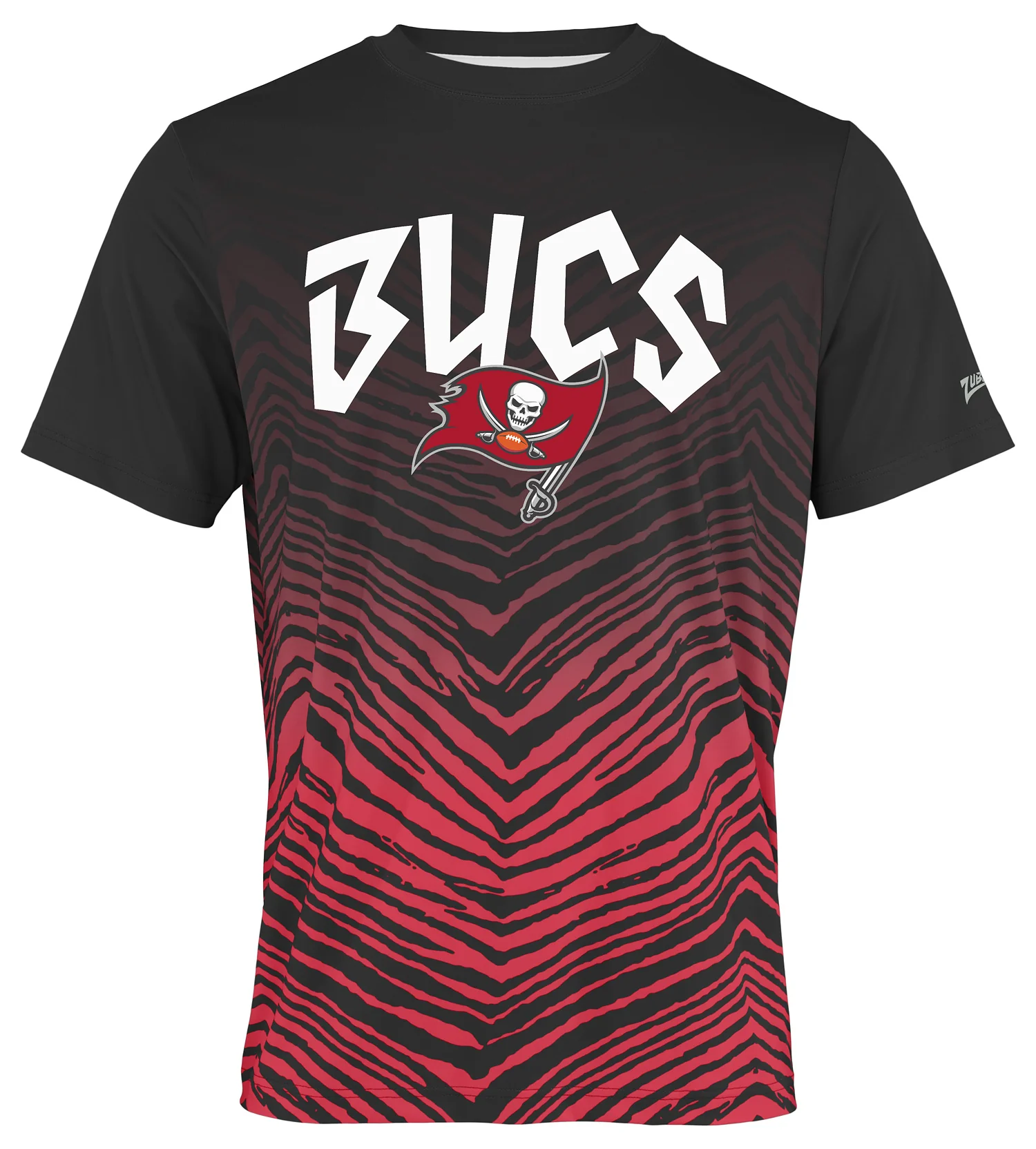 Zubaz NFL Men's Wild Card Zebra Team Color Short SleeveT Shirt, Tampa Bay Buccaneers - Image 22